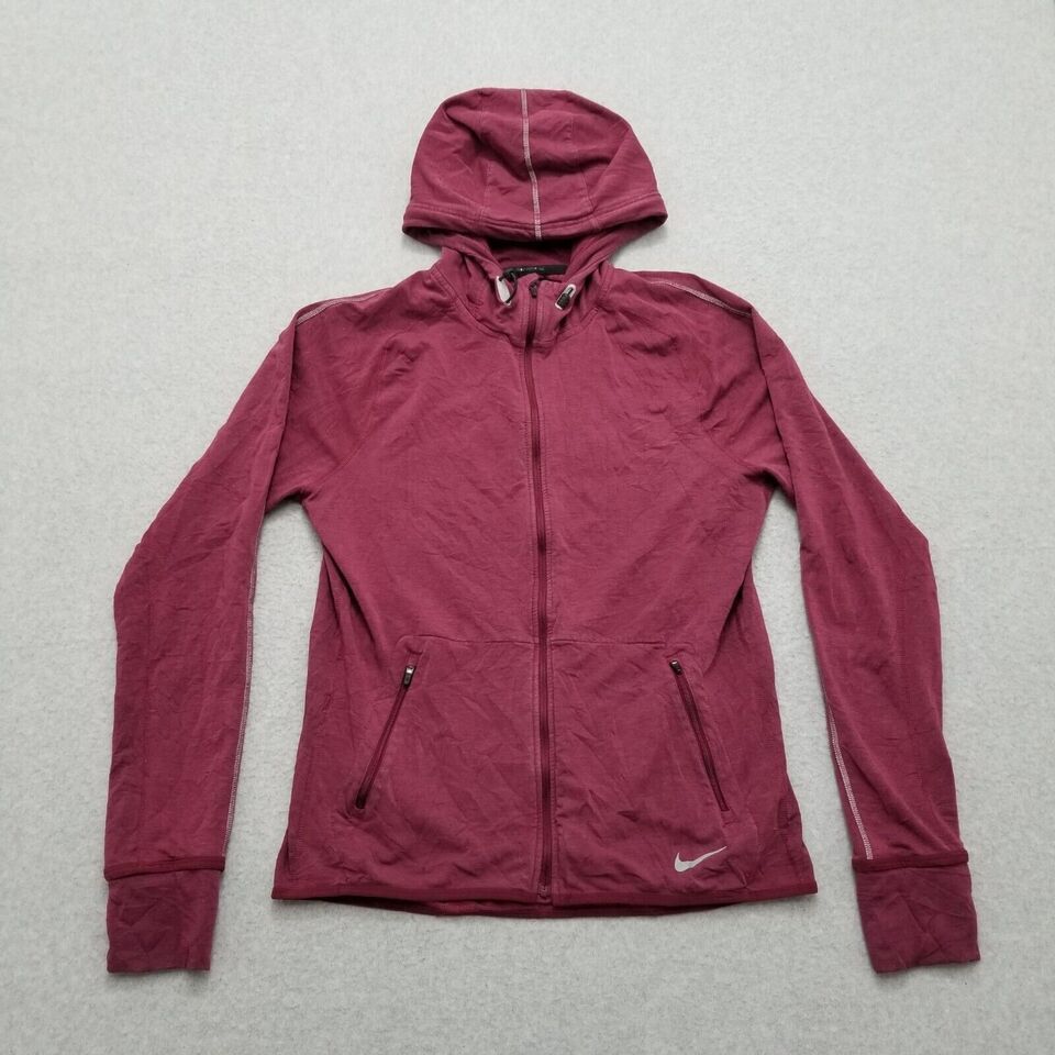 Nike Nike Jacket Womens Medium Pockets Full Zip Sweater Hooded Size M / US 6-8 / IT 42-44 - 1 Thumbnail
