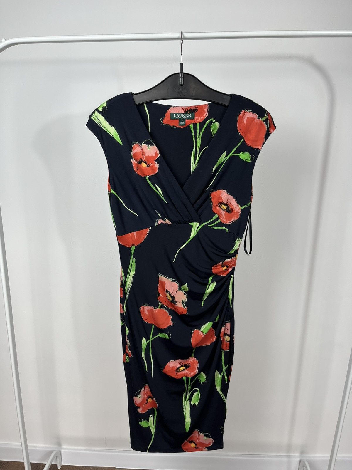 Lauren Ralph Lauren Lauren Ralph Lauren Floral Wrap Dress Poppy Mini Women’s 4 Size XS / US 0-2 / IT 36-38 - 2 Thumbnail