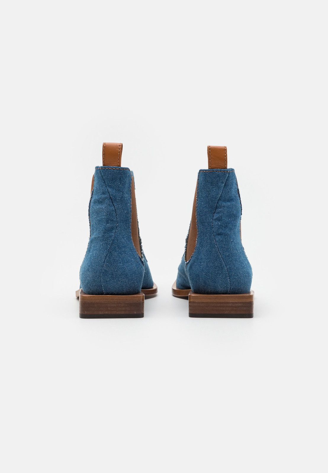 Ahluwalia !DS! SS23 Ahluwalia Tabali Denim Ankle Boots Size US 12 / EU 45 - 4 Thumbnail