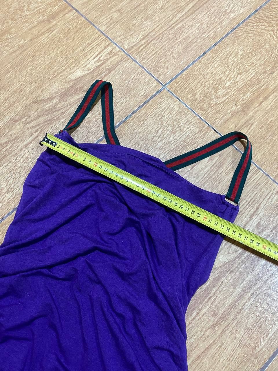 Gucci Women’s Gucci Purple Short Sleeve dress Designer Italy Size L / US 10 / IT 46 - 10 Thumbnail