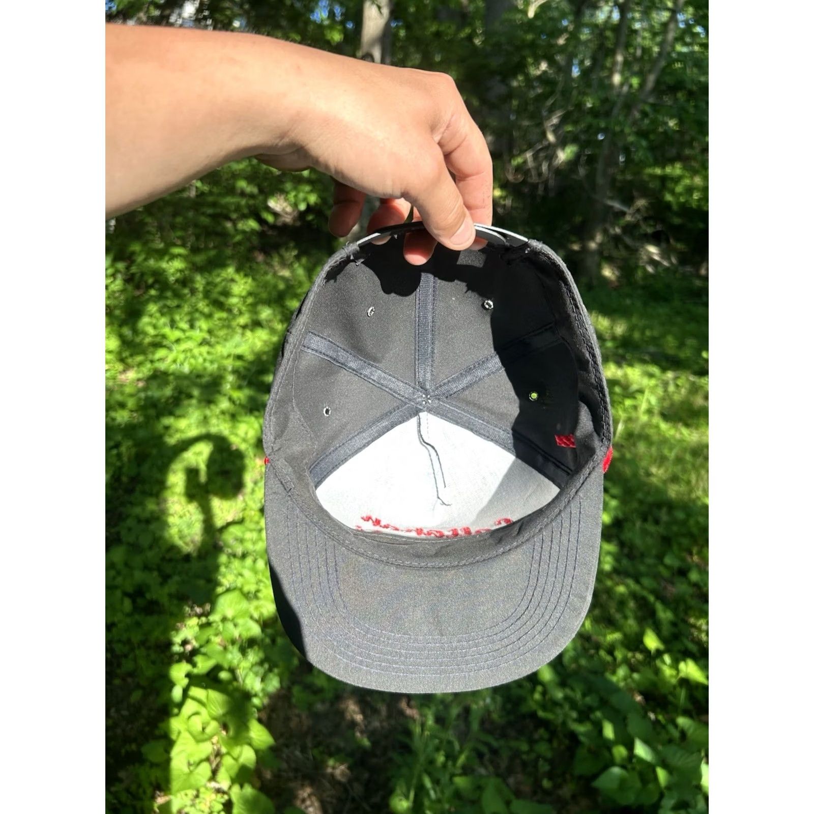 Vintage VINTAGE K-Products Snapback Hat Cap Callahan Seeds USA Made Black Men Adjustable Cap Hat Mens Size ONE SIZE - 5 Thumbnail