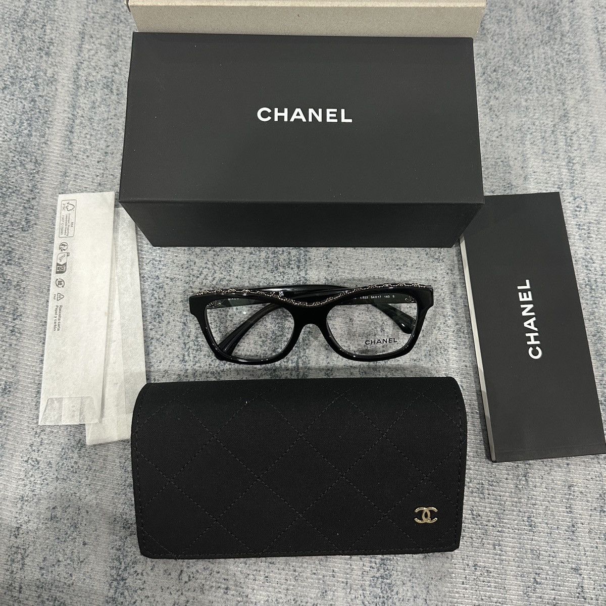Chanel CHANEL 0CH3482 C622 EYEGLASSES Size ONE SIZE - 2 Thumbnail