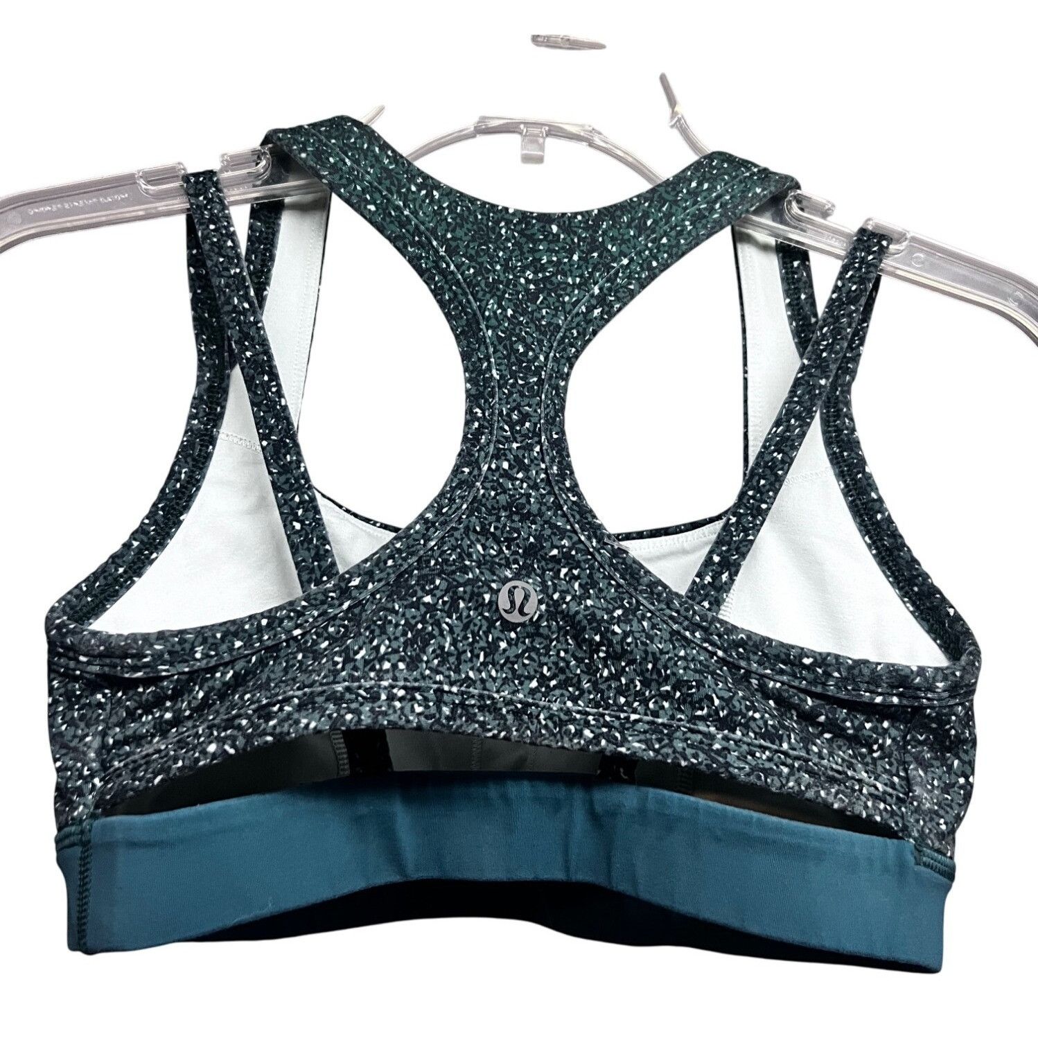 Lululemon Lululemon Splendour Sports Bra Flashback Static Seamist Fora Size ONE SIZE - 5 Thumbnail