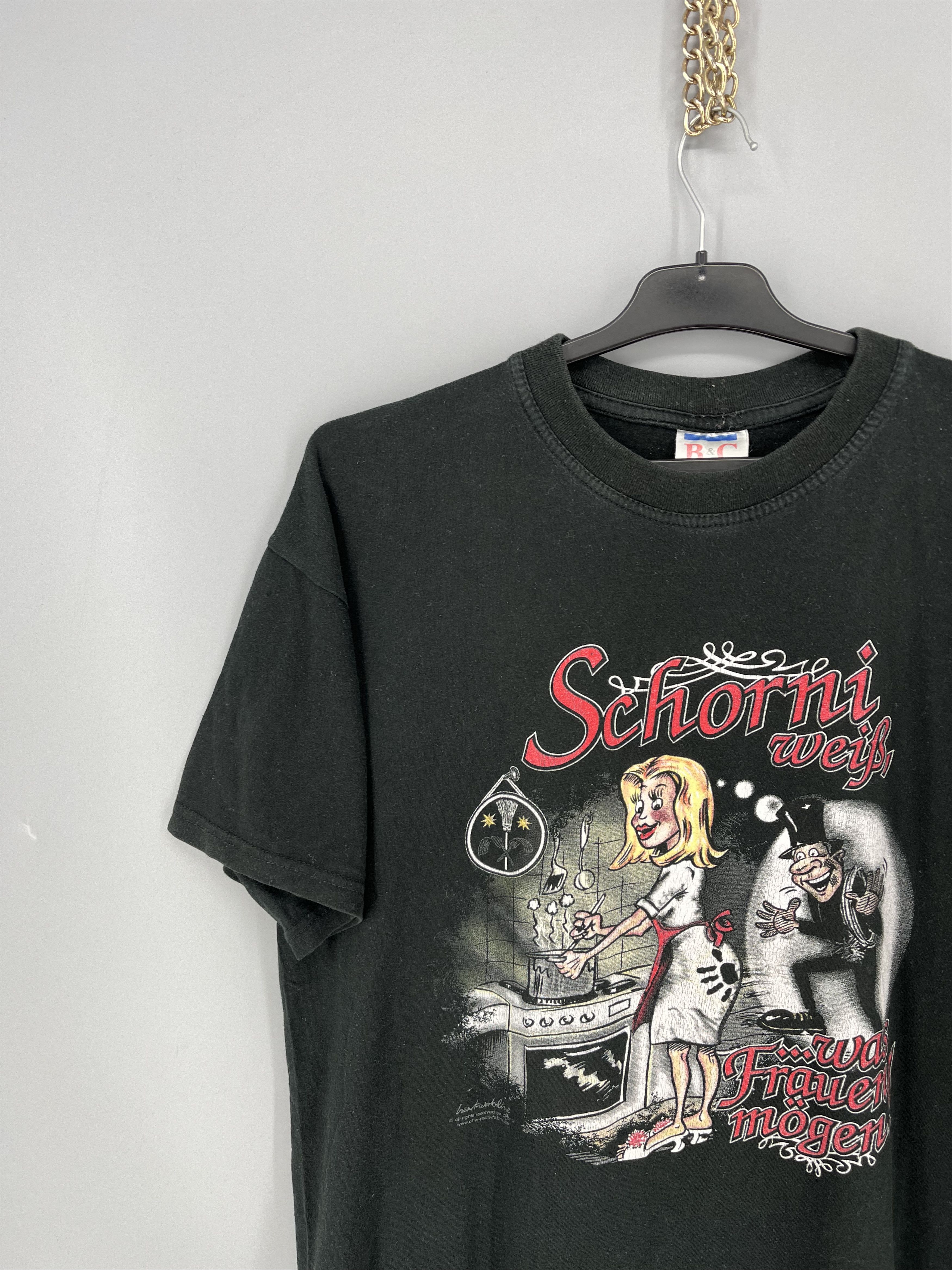 Vintage Rare Vintage German Humor Graphic Tee Size US M / EU 48-50 / 2 - 4 Thumbnail