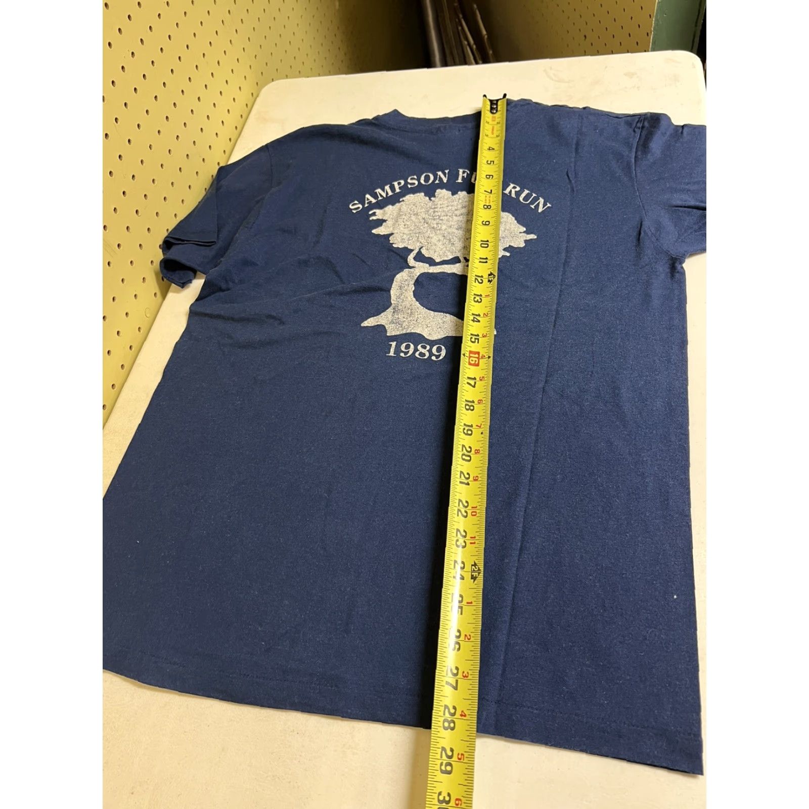 Hanes VINTAGE Samson Thoracic Surgical Society T-Shirt Single Stitch Large Blue Doctor Mens L Blue Cotton Blend Size US L / EU 52-54 / 3 - 6 Thumbnail