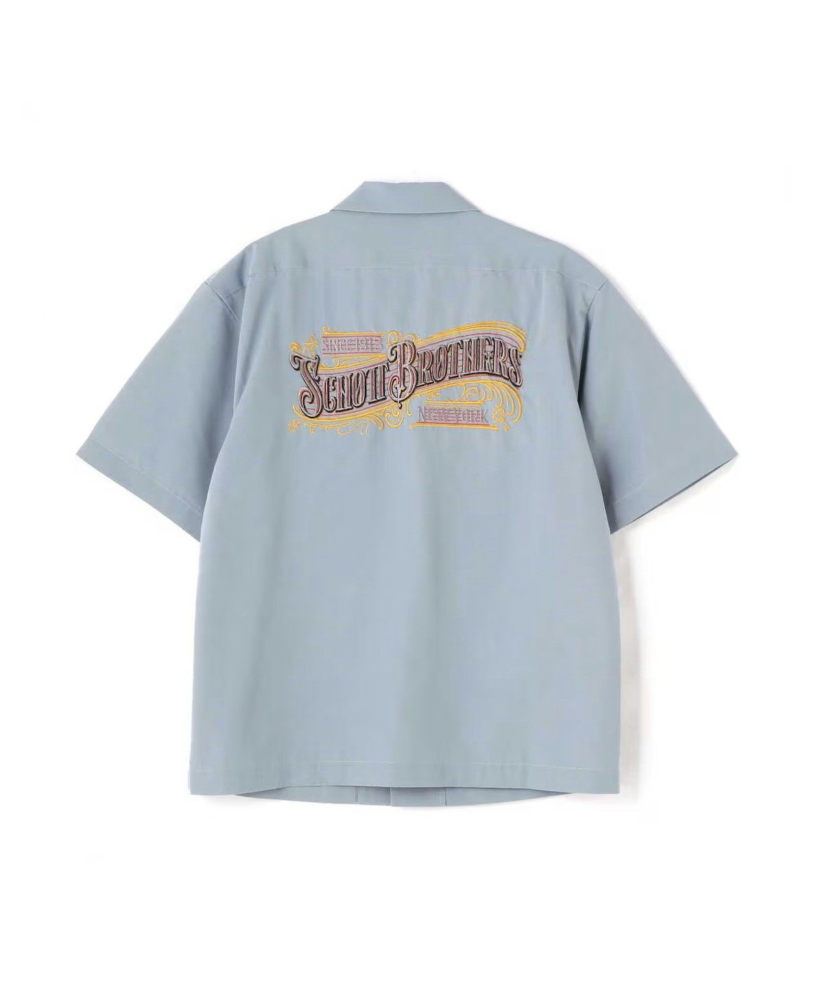 Schott Schott Barber Shop Embroidered Button Up Shirt Size US L / EU 52-54 / 3 - 7 Thumbnail