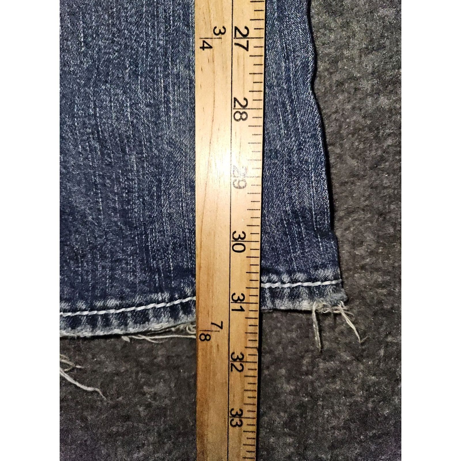 Silver Jeans Co. VINTAGE Silver Eden Flare Jeans Women's 28 Regular Blue Embroidered 90s Preppy Denim Flared Mens Girls Size 28" / US 6 / IT 42 - 6 Thumbnail
