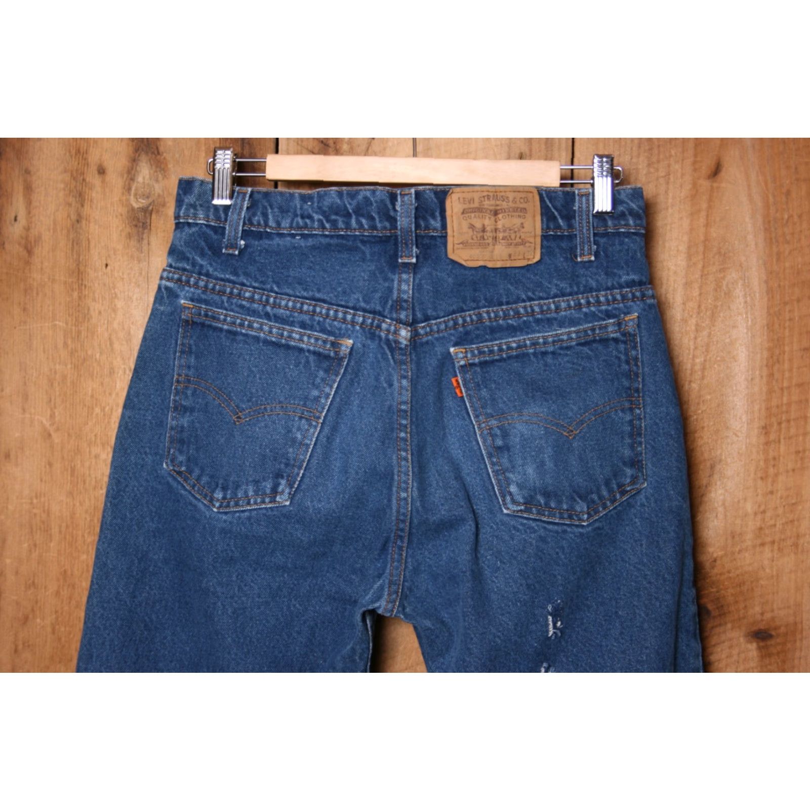 Levi's VINTAGE Levi's 509 Jeans Men Blue Regular Zip Inseam 31 Inseam 31 Orange Tab 30x33 30x31 Measure 31.5x31 | Holes Baggy? Size US 29 - 4 Thumbnail