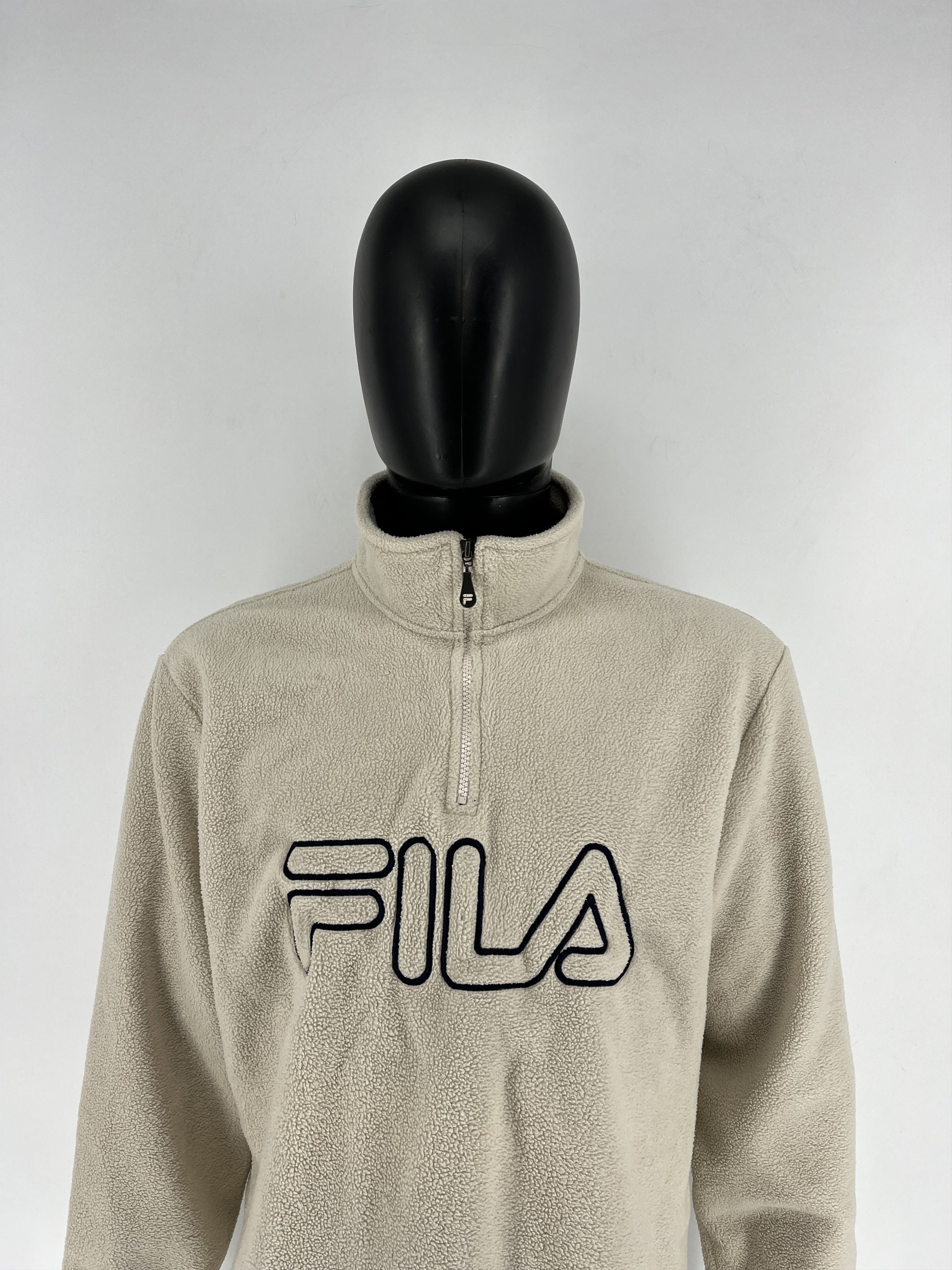 Fila Vintage Y2K Fila Fleece Sweatshirt Streetwear Skate Size US M / EU 48-50 / 2 - 1 Thumbnail