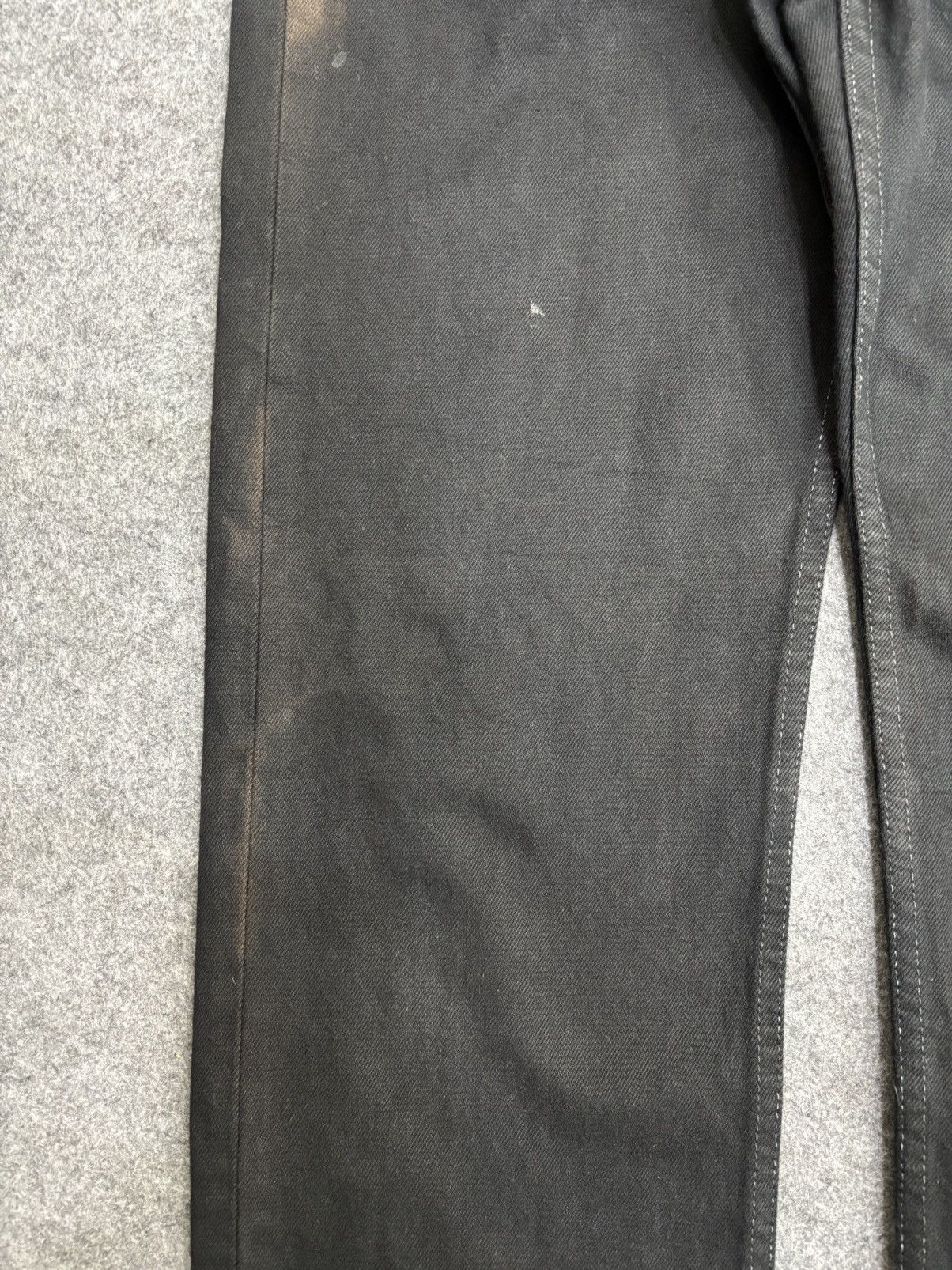 Levi's Vintage Clothing 💥90s💥Vintage Levis 501 Original Cut Superblack Denim F605 Size US 31 - 6 Thumbnail