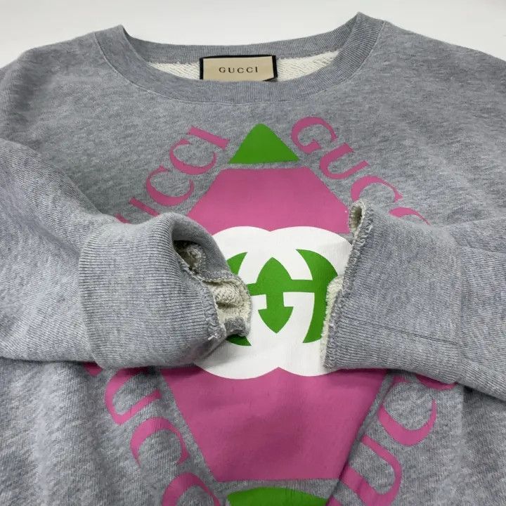 Gucci Gucci FW22 Logo Graphic Sweatshirt for Women-2507 Size XS / US 0-2 / IT 36-38 - 5 Thumbnail