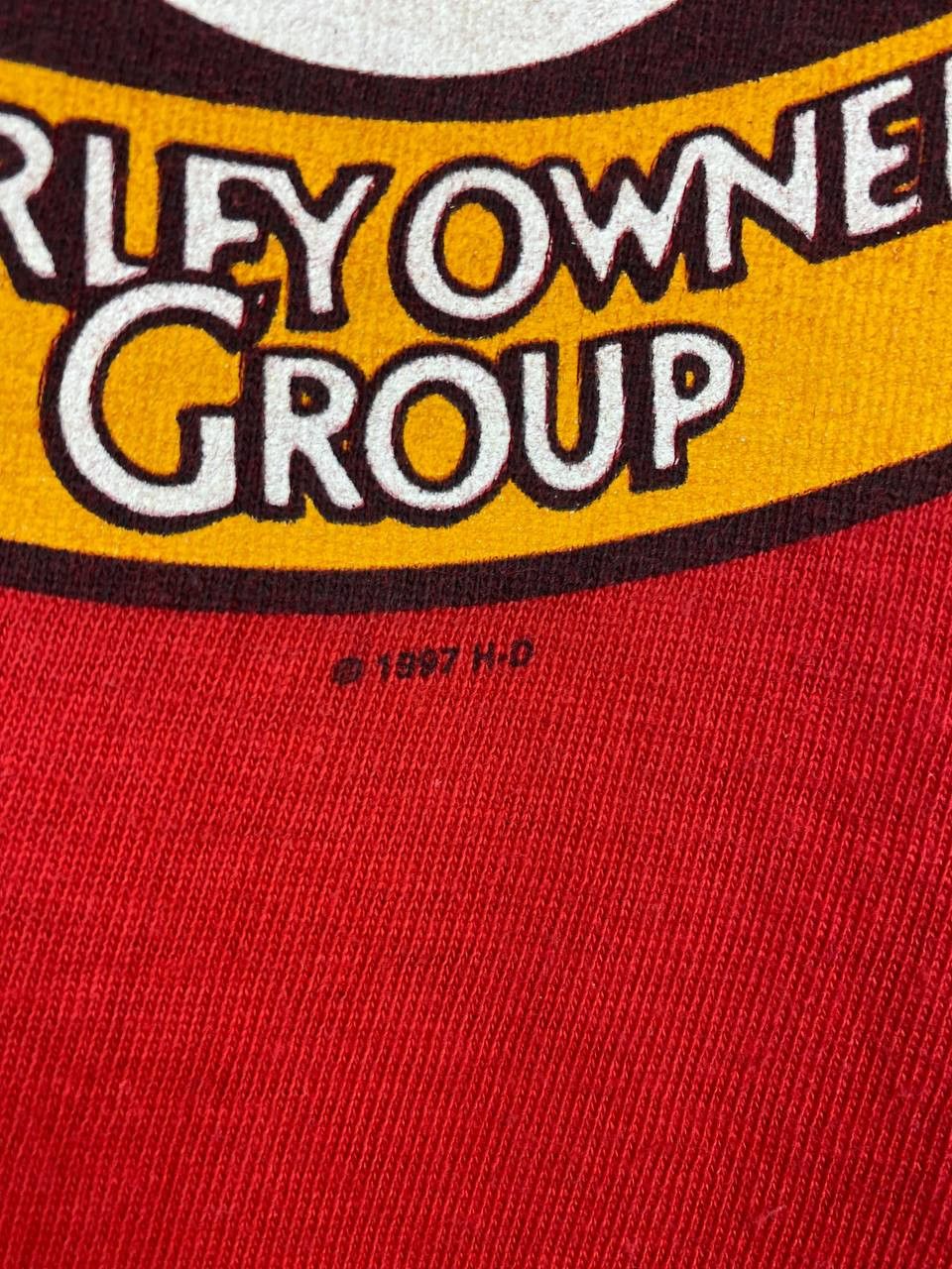 Harley Davidson vintage 90s harley owner group tee nice design Size US XL / EU 56 / 4 - 3 Thumbnail