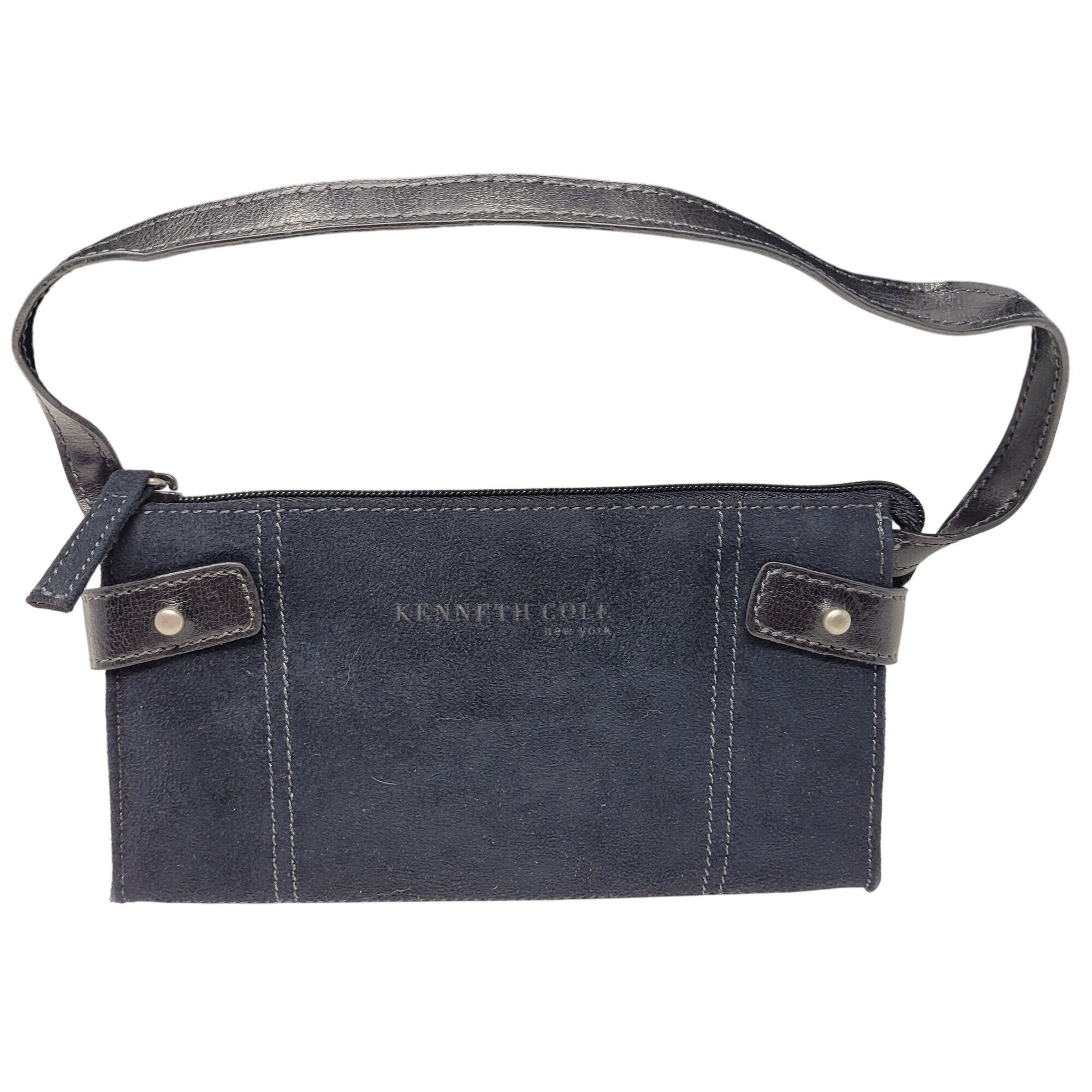 Kenneth Cole Kenneth Cole Black Suede Top Handle Tote & Mini Bag Wallet C Size ONE SIZE - 15 Thumbnail