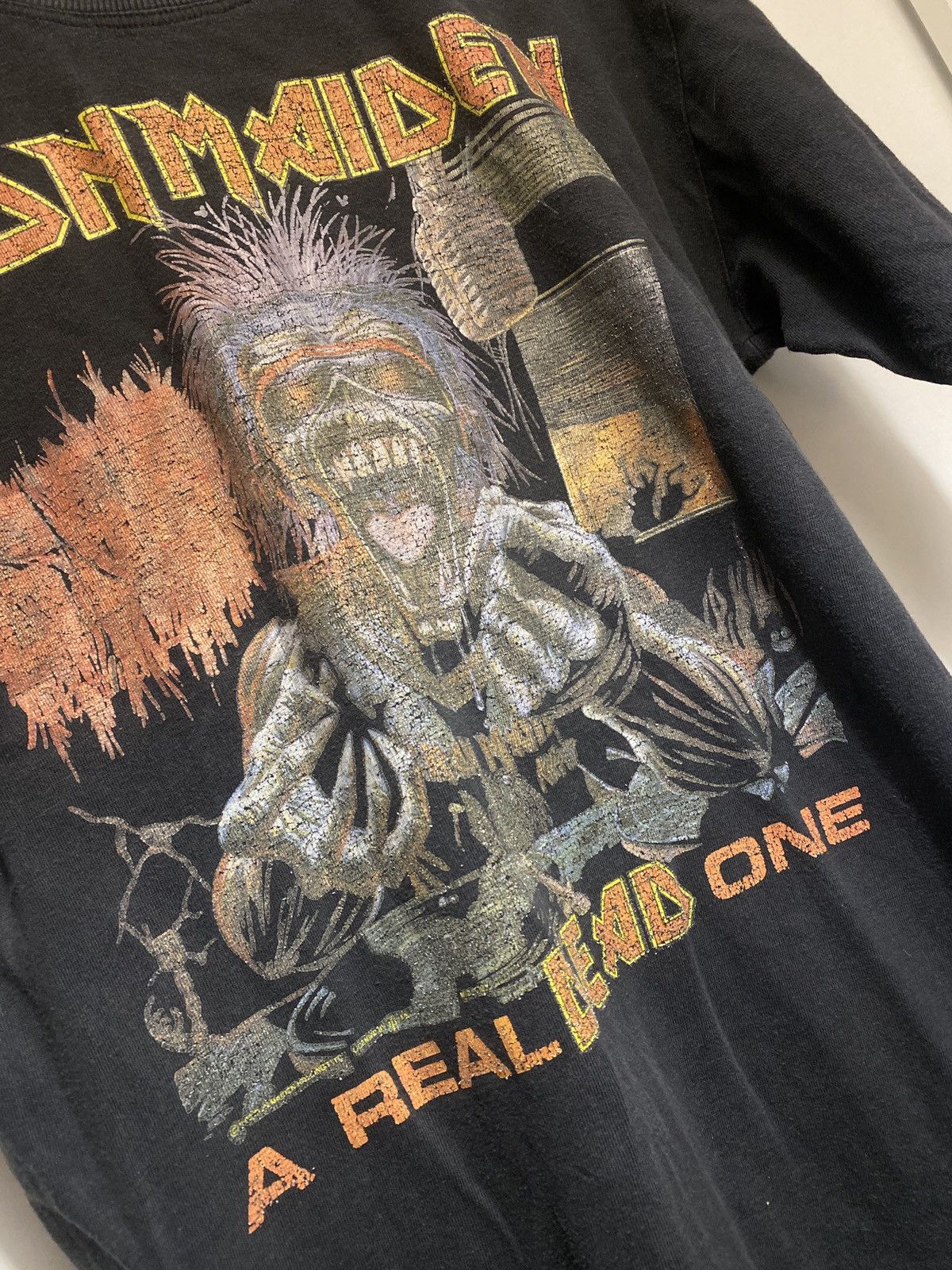 Iron Maiden Iron maiden real dead one band vintage tee Size US S / EU 44-46 / 1 - 3 Thumbnail