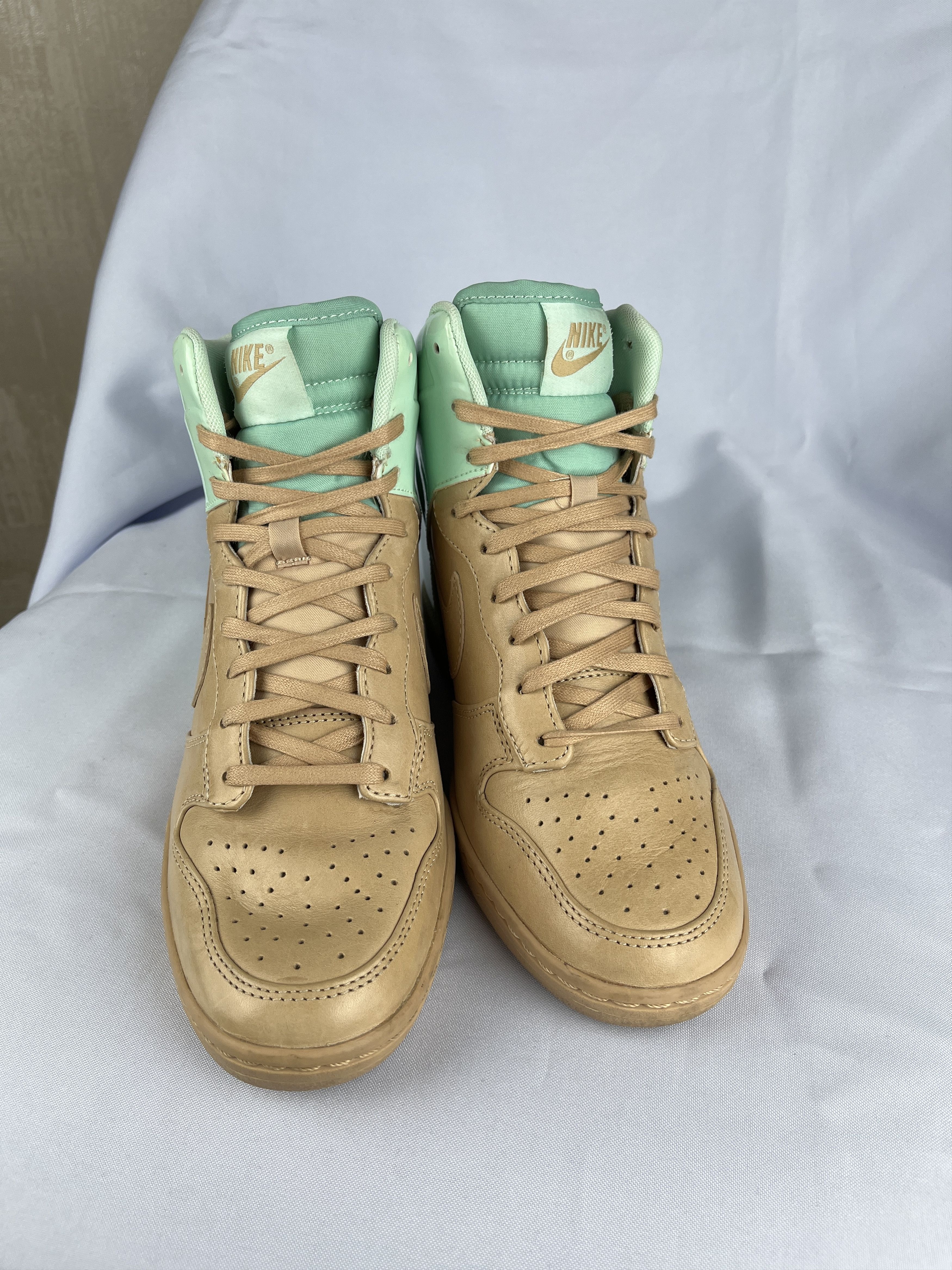 Nike Nike Dunk Sky High VT QS 'Vachetta Tan Arctic Green' Shoes Size US 6.5 / IT 36.5 - 3 Thumbnail