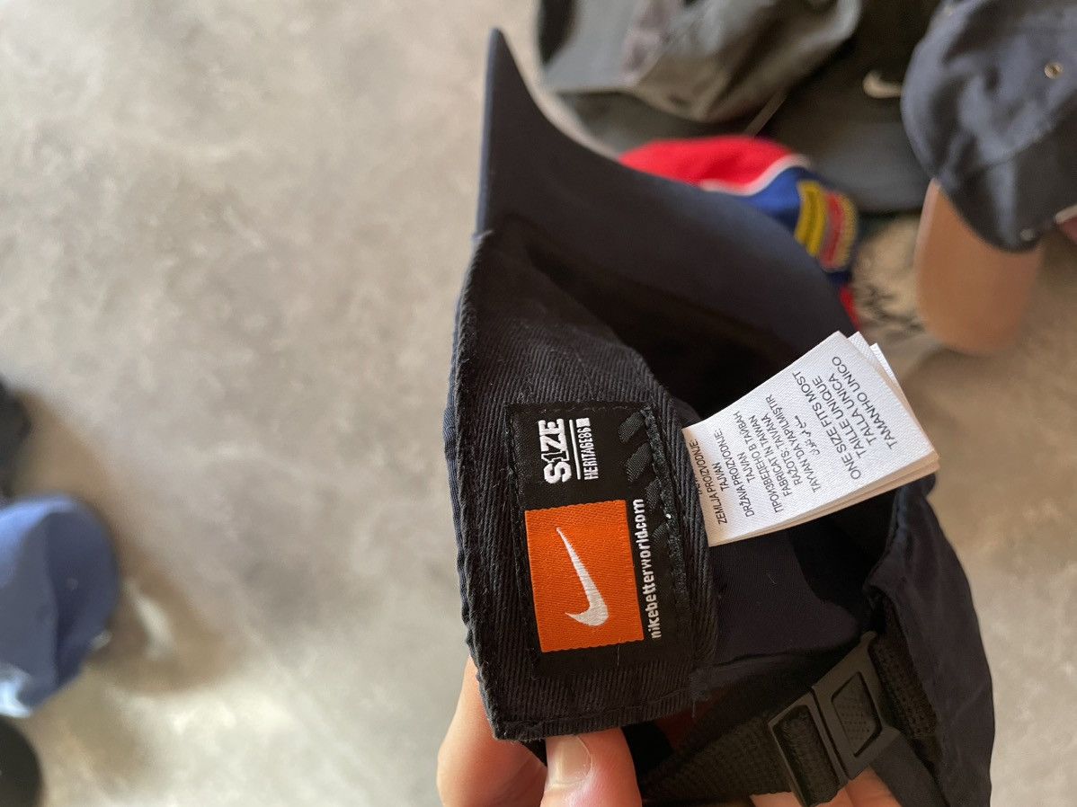 Nike × Vintage Vintage Nike Metal Swoosh Cap Size ONE SIZE - 6 Thumbnail