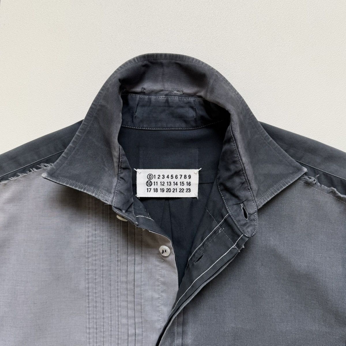 Maison Margiela S/S 04 ⓪ ① ⓪ Thrashed Artisanal Reworked Shirt Size US M / EU 48-50 / 2 - 9 Thumbnail