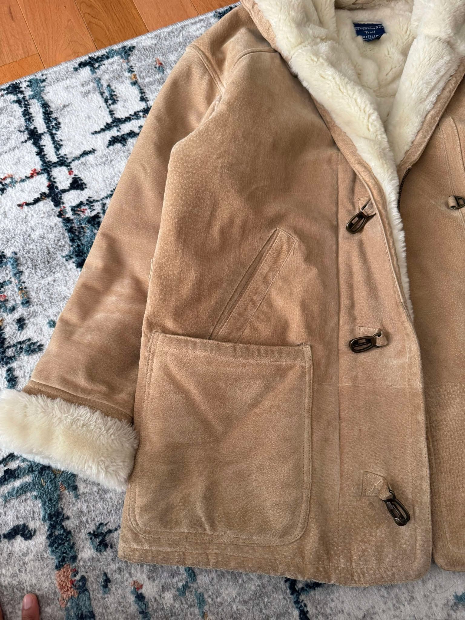Vintage Sasquahanna Trail Outfitters Suede and Fur Jacket Size US L / EU 52-54 / 3 - 2 Thumbnail