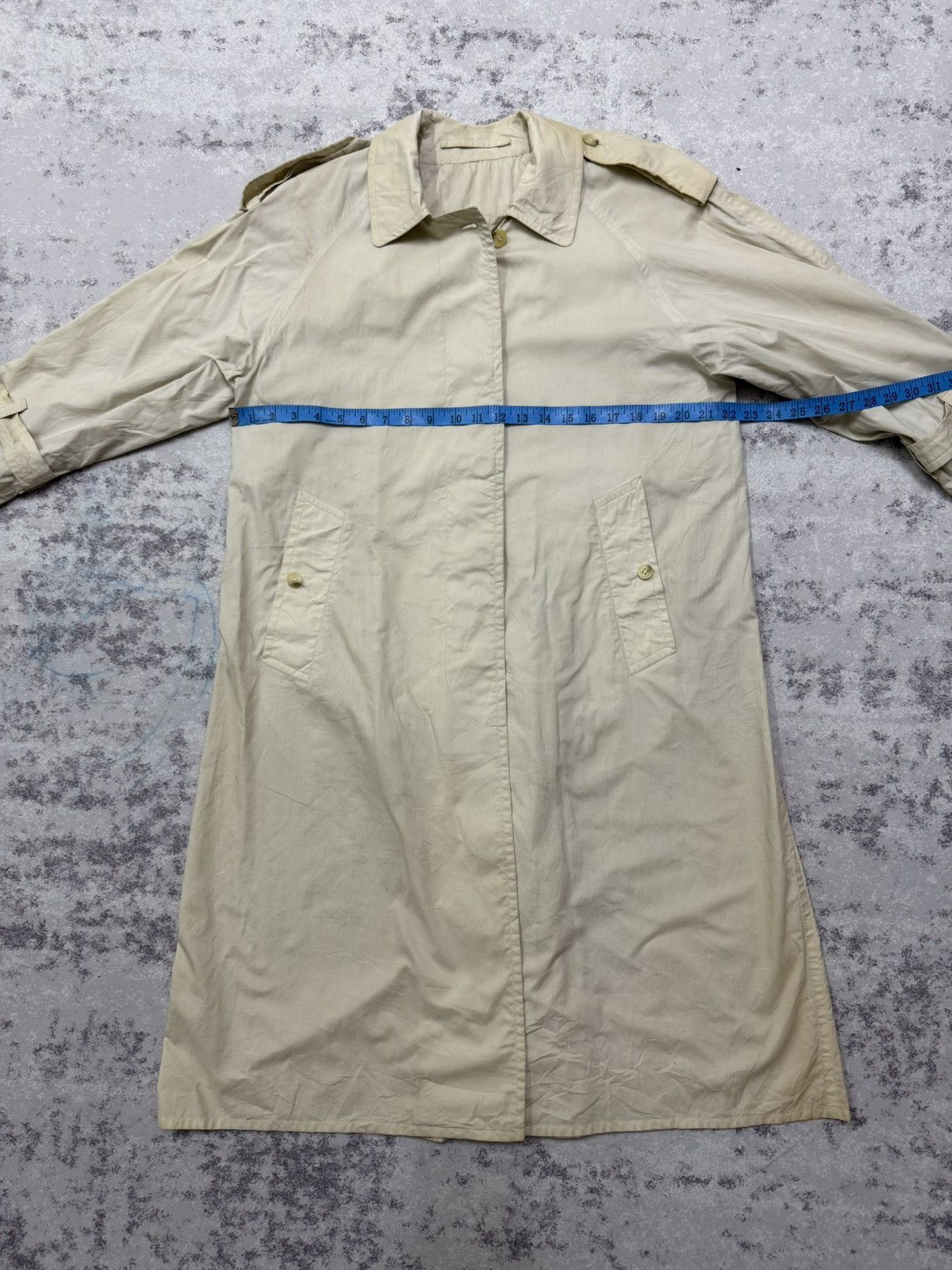 Burberry VINTAGE 90s BURBERRYS’ MADE IN ENGLAND TRECNHE COAT JACKET Size US M / EU 48-50 / 2 - 16 Thumbnail