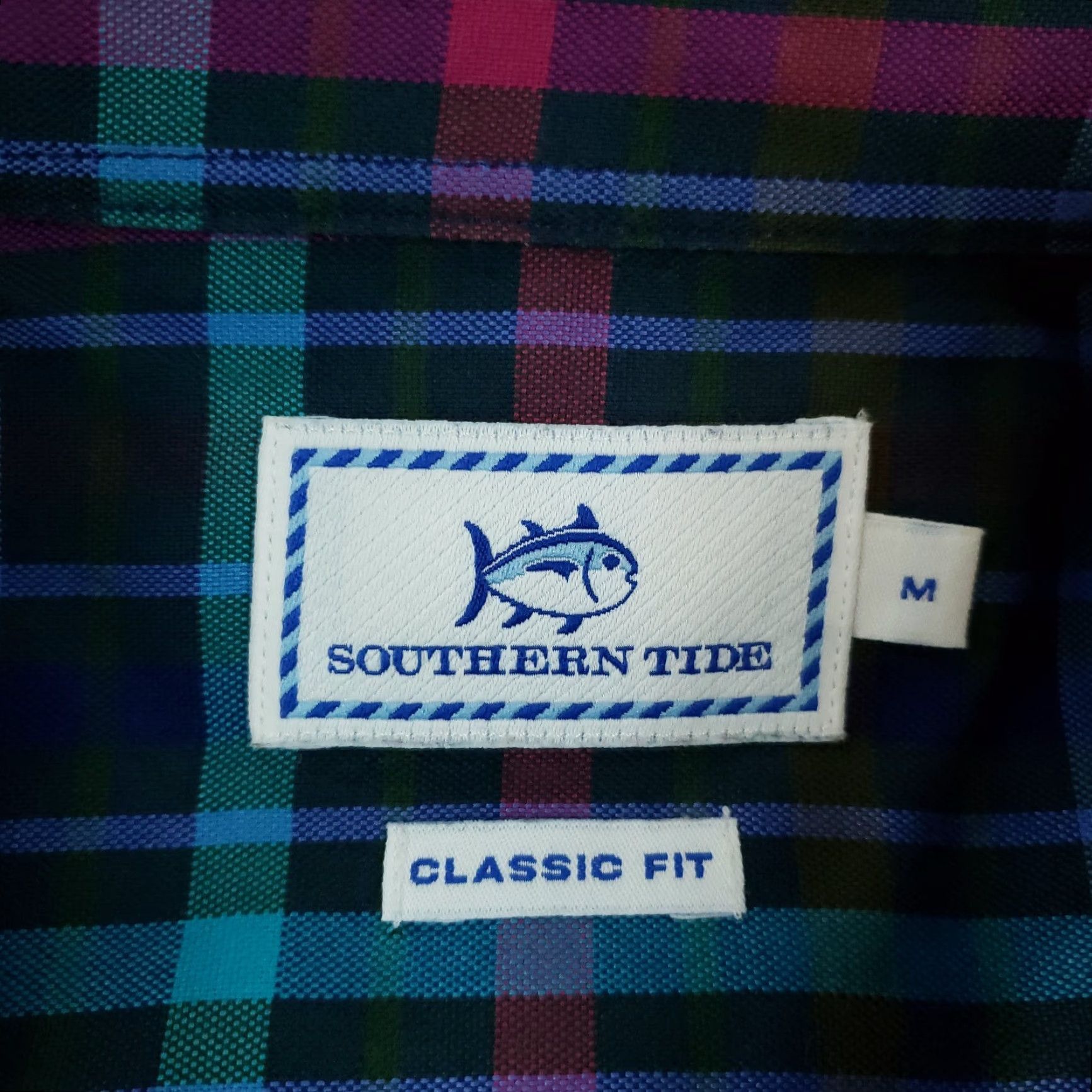 Southern Tide Southern Tide Plaid Button Up Shirt Men Medium Blue Long Sleeve Casual Classic Fit Size US M / EU 48-50 / 2 - 5 Thumbnail