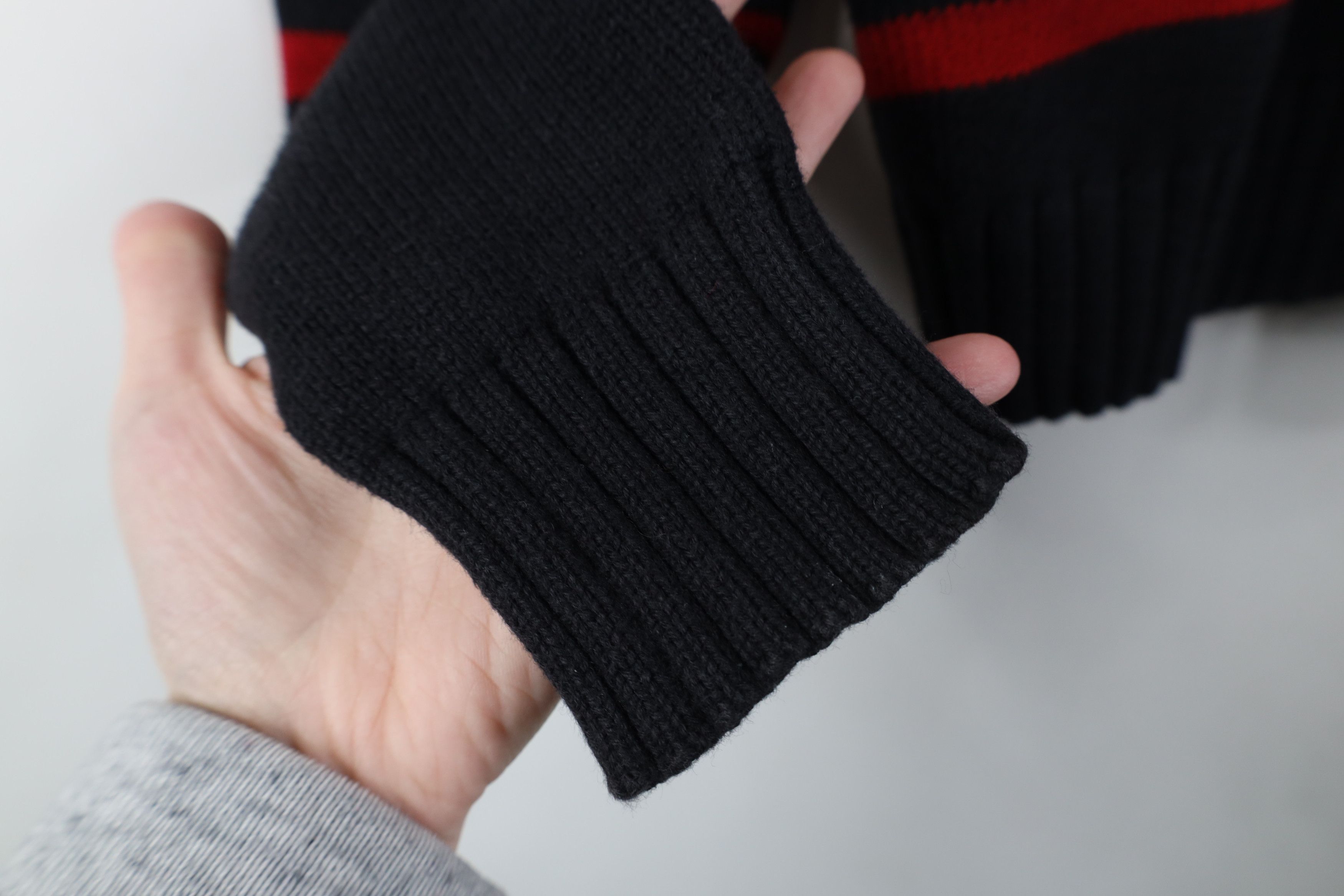 Polo Ralph Lauren Vintage 90s Ralph Lauren Striped Knit Turtleneck Sweater Size M / US 6-8 / IT 42-44 - 7 Thumbnail