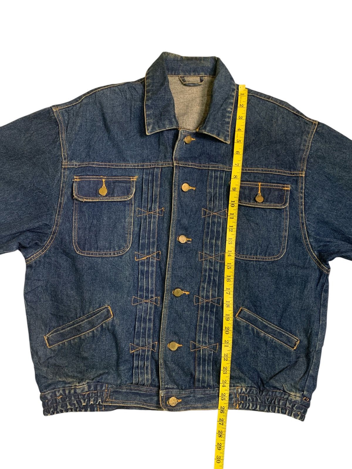Japanese Brand Rare Design Vintage Japanese Denim Jackets Size US L / EU 52-54 / 3 - 5 Thumbnail