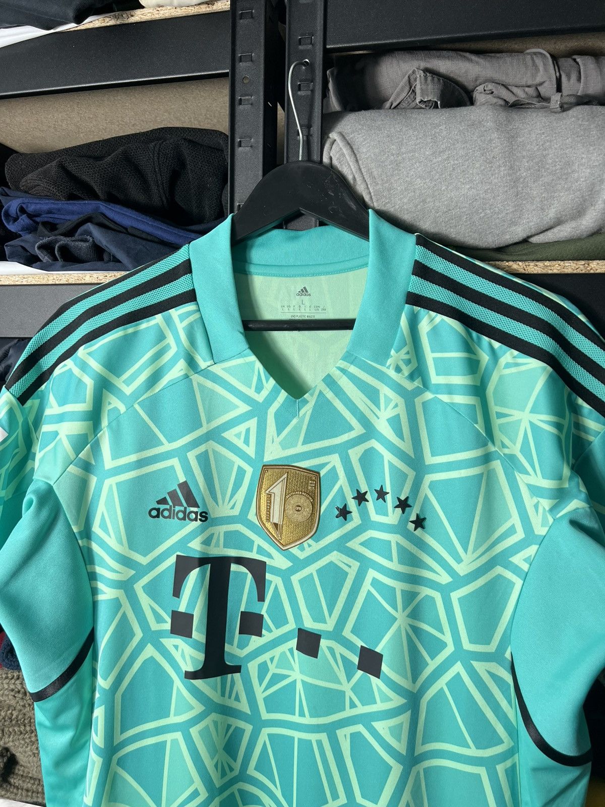 Adidas Adidas FC Bayern Munich Sommer #27 Football Jersey Shirt Size US L / EU 52-54 / 3 - 10 Thumbnail