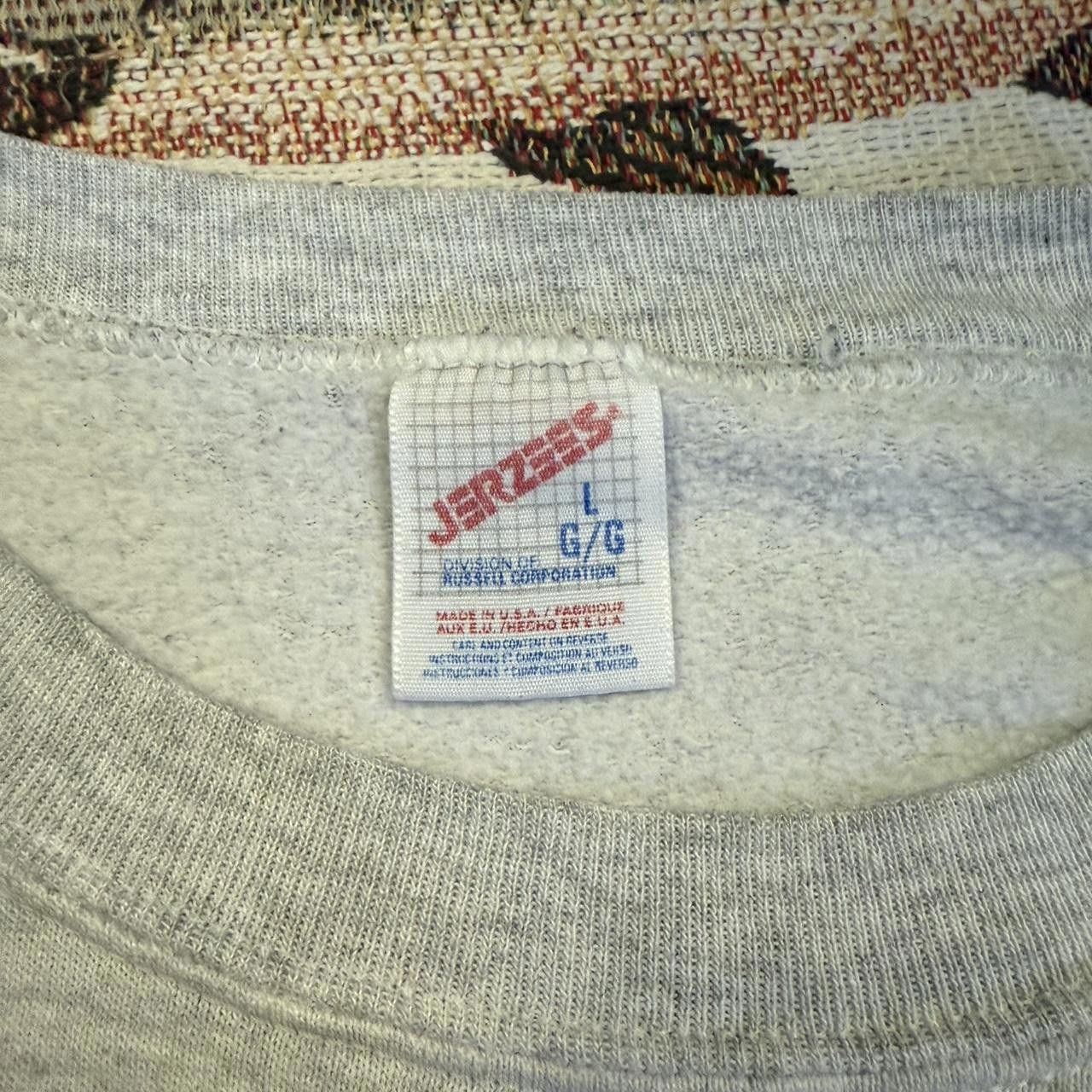 Jerzees vintage 90s crewneck sweatshirt with an outdoor deer print Size US L / EU 52-54 / 3 - 3 Thumbnail