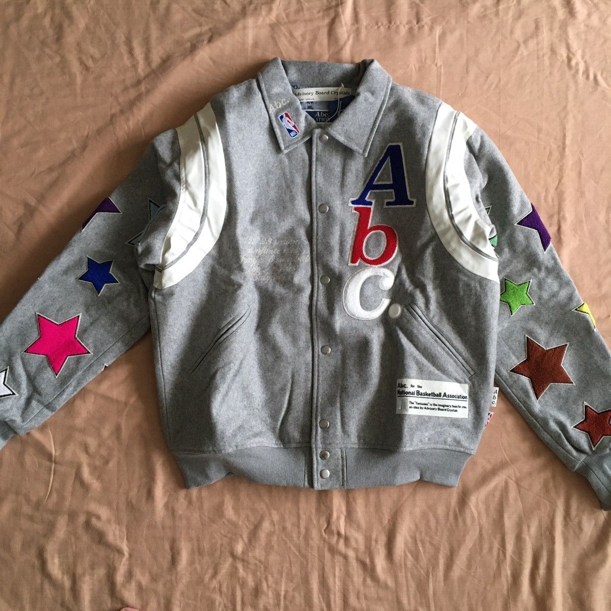 Abc. NBA Team Varsity Jacket (Grey)