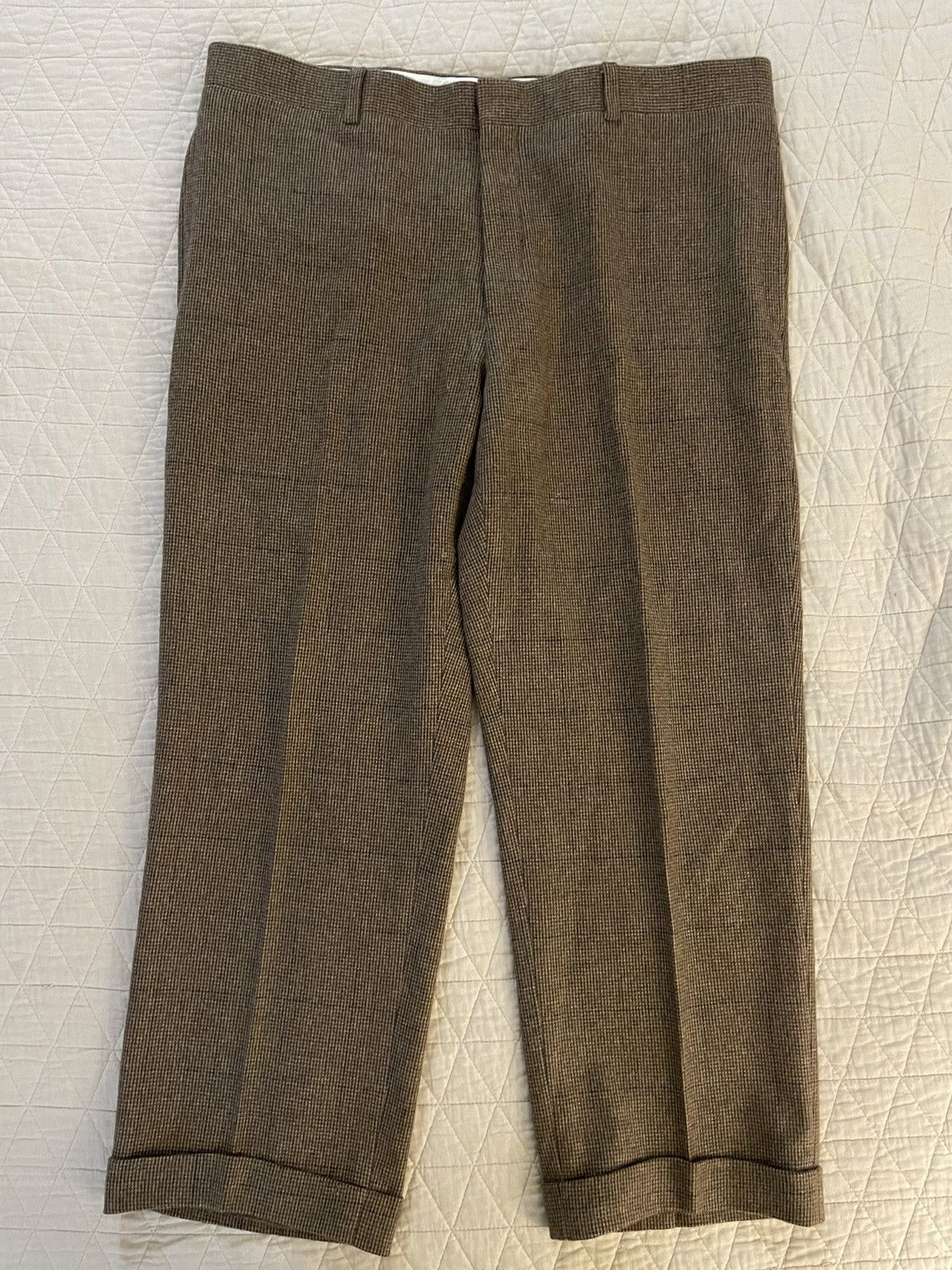 Polo Ralph Lauren × Vintage Cashmere Blend Flat Front 'Preston' Trouser Size US 39 - 3 Thumbnail