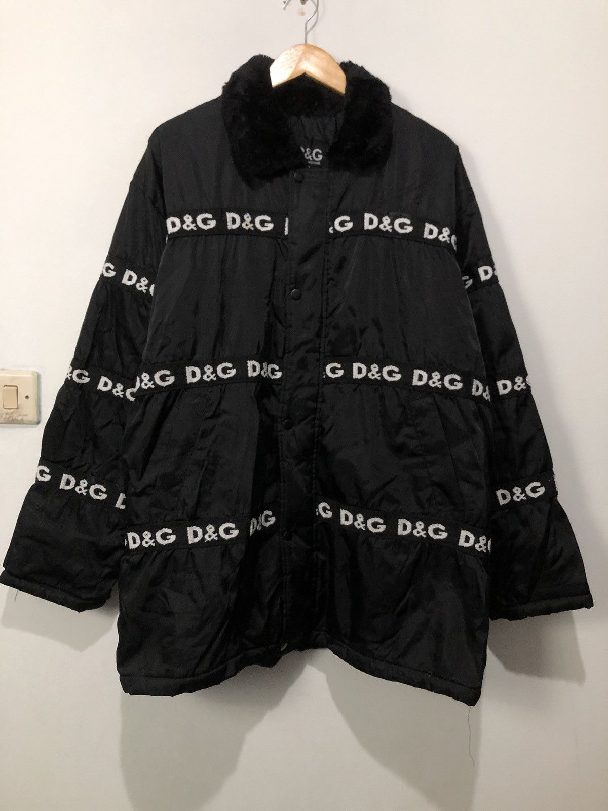 image of Dolce Gabbana x Vintage Dolce & Gabbana Jacket in Black, Men's (Size XL)