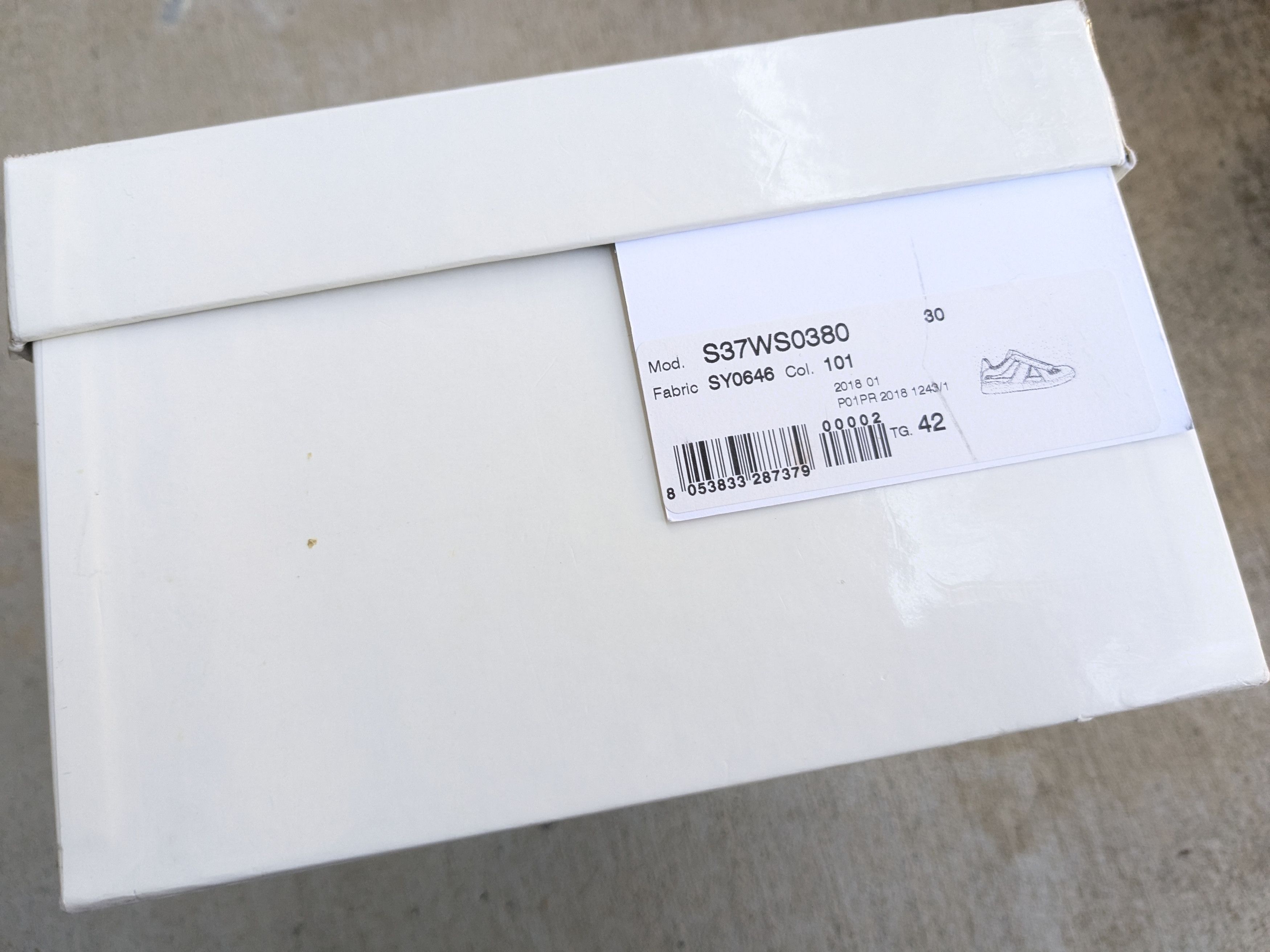 Maison Margiela Maison Margiela GAT White Gray 9 42 Leather Suede Low Tops Size US 9 / EU 42 - 20 Thumbnail