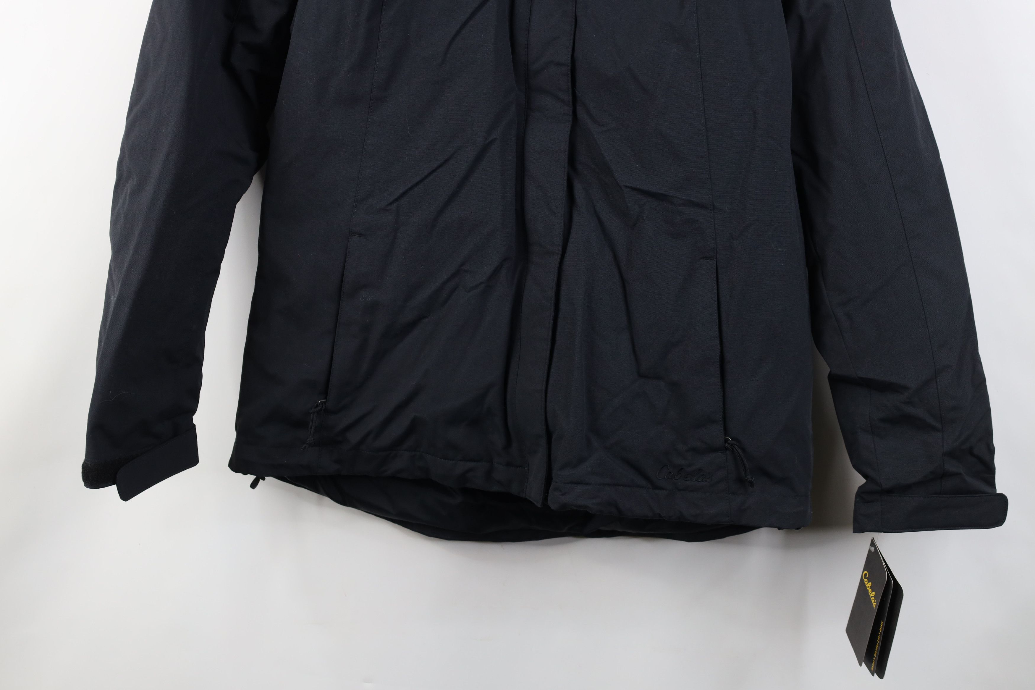 Cabelas Deadstock Vintage Cabelas 3 In 1 Hooded Jacket Black Size M / US 6-8 / IT 42-44 - 3 Thumbnail