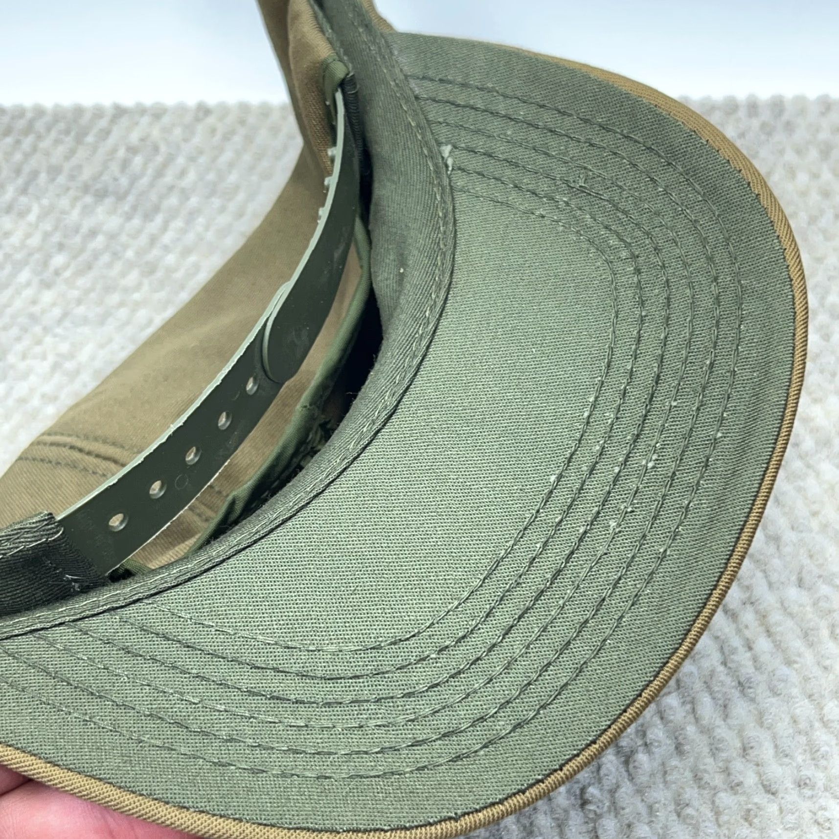 Vintage VINTAGE NRA Trucker Hat - Adjustable Olive Green Military Style - 80s 90s Retro USA Mens Size ONE SIZE - 4 Thumbnail