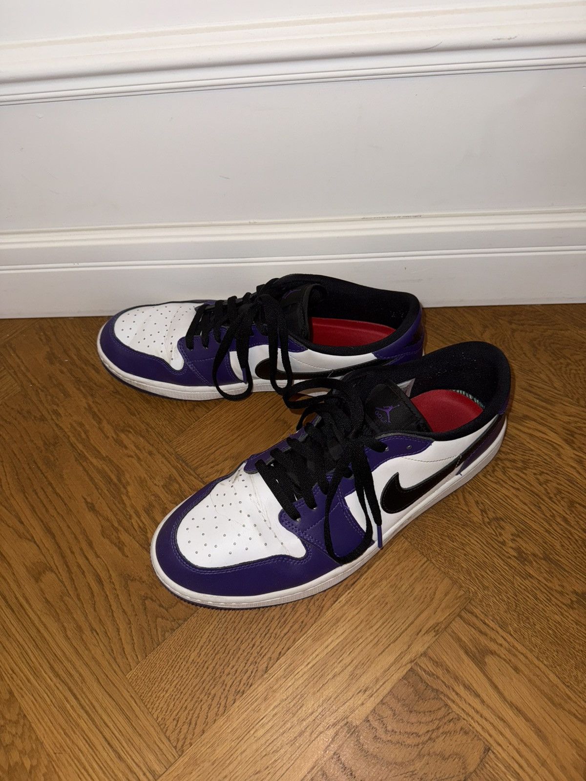 Nike Air Jordan 1 Low Golf "Court Purple Size US 12.5 / EU 45-46 - 2 Thumbnail
