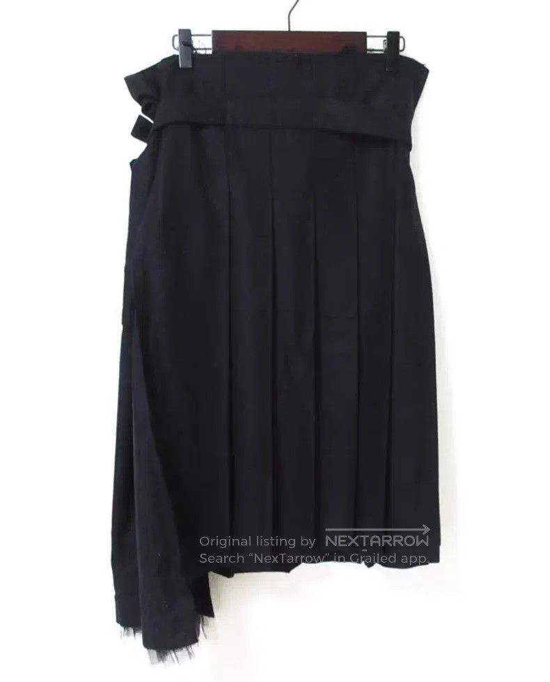 Comme des Garcons Comme Des Garcons size S Black Wool Skirt Size 23" - 2 Thumbnail
