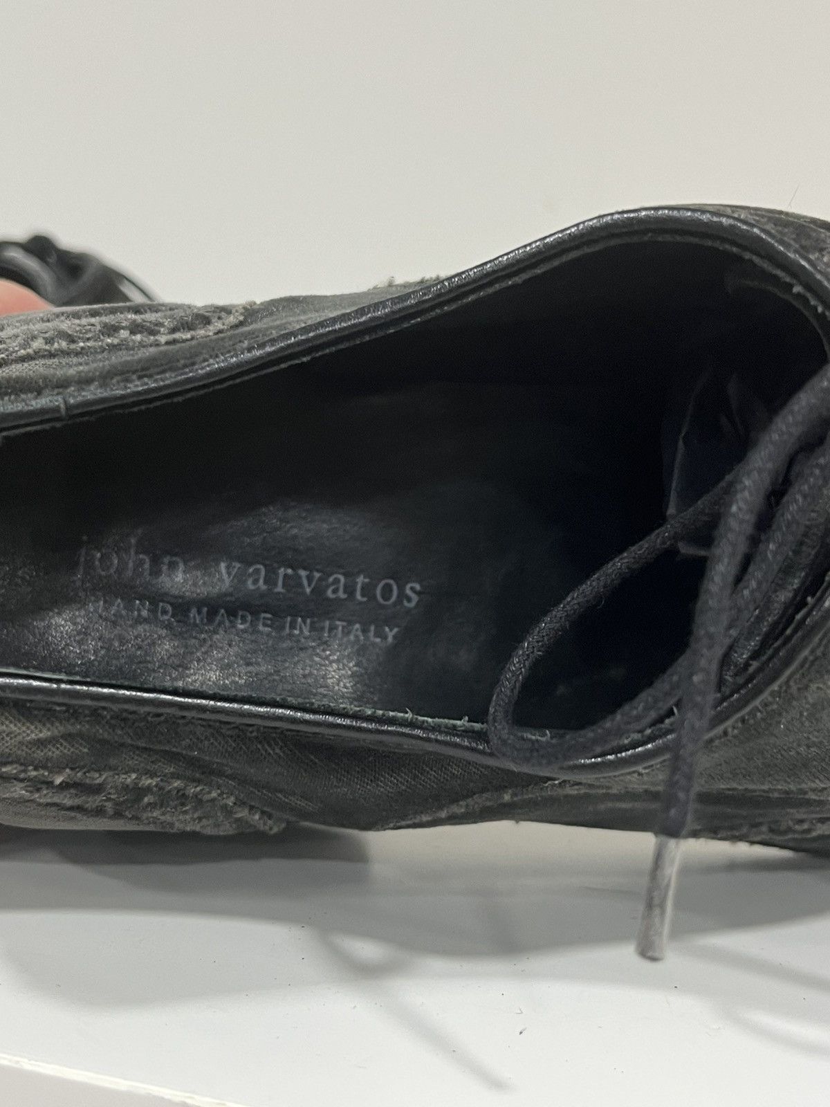 John Varvatos Fleetwood velvet brogues size 10.5. Size US 10.5 / EU 43-44 - 14 Thumbnail