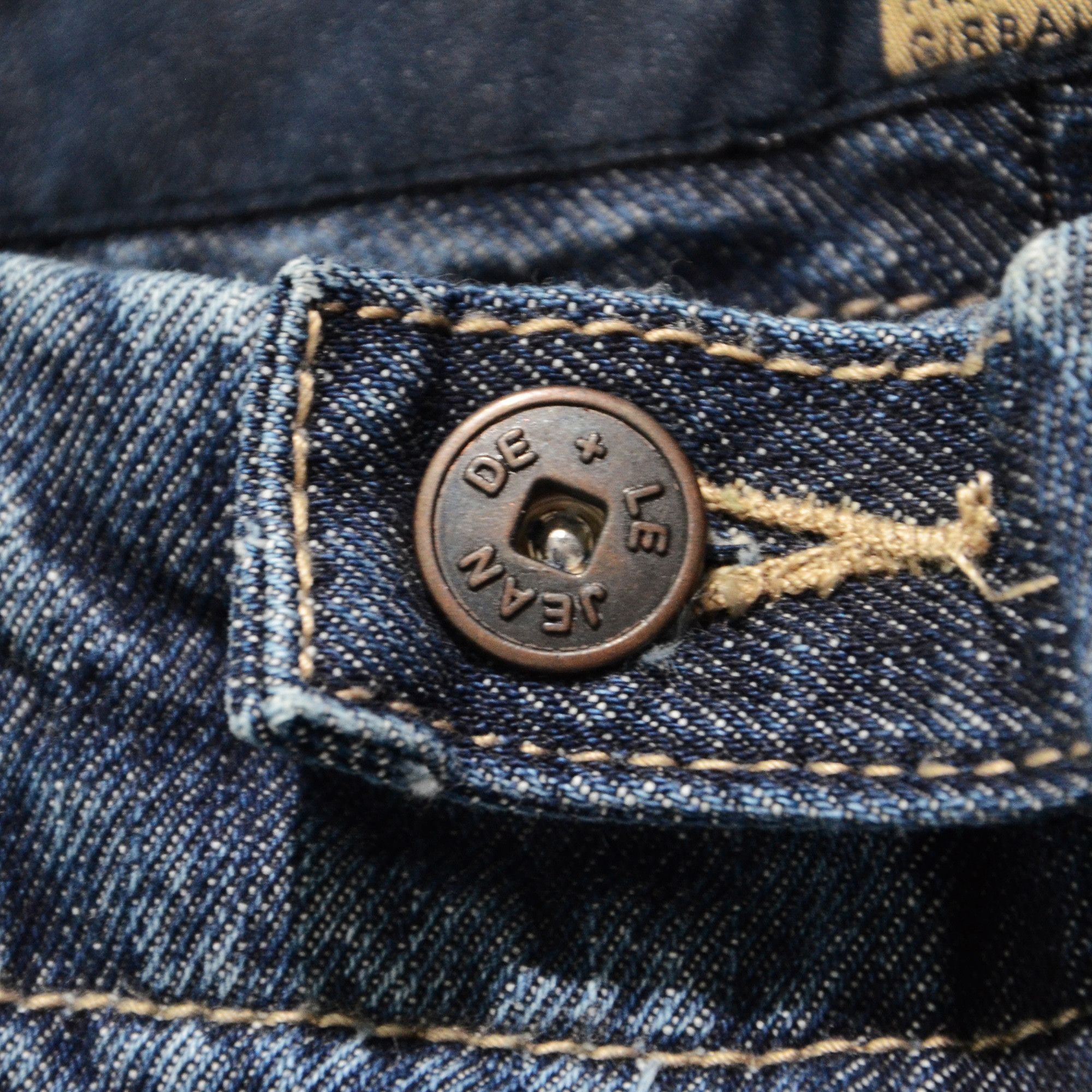 Marithe + Francois Girbaud M+FG Long Denim Shorts W34 Y2K Hip Hop 2006 Rare Craft Size US 34 / EU 50 - 4 Thumbnail