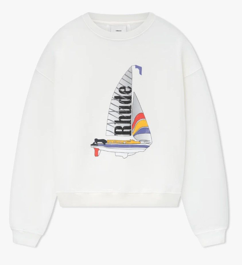 Rhude Rhude Catamaran Champion Crewneck Size US M / EU 48-50 / 2 - 1 Thumbnail