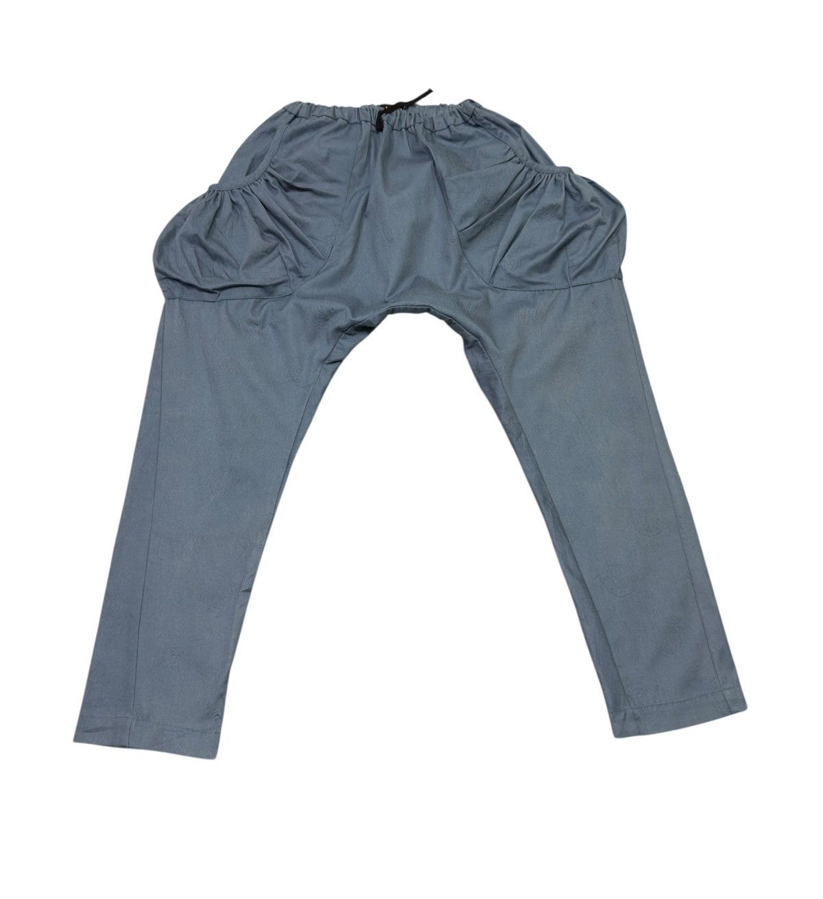 Issey Miyake NE-NET AOP Monkeys Jacquard Drop-Crotch Harem Pants Size US 32 / EU 48 - 2 Thumbnail