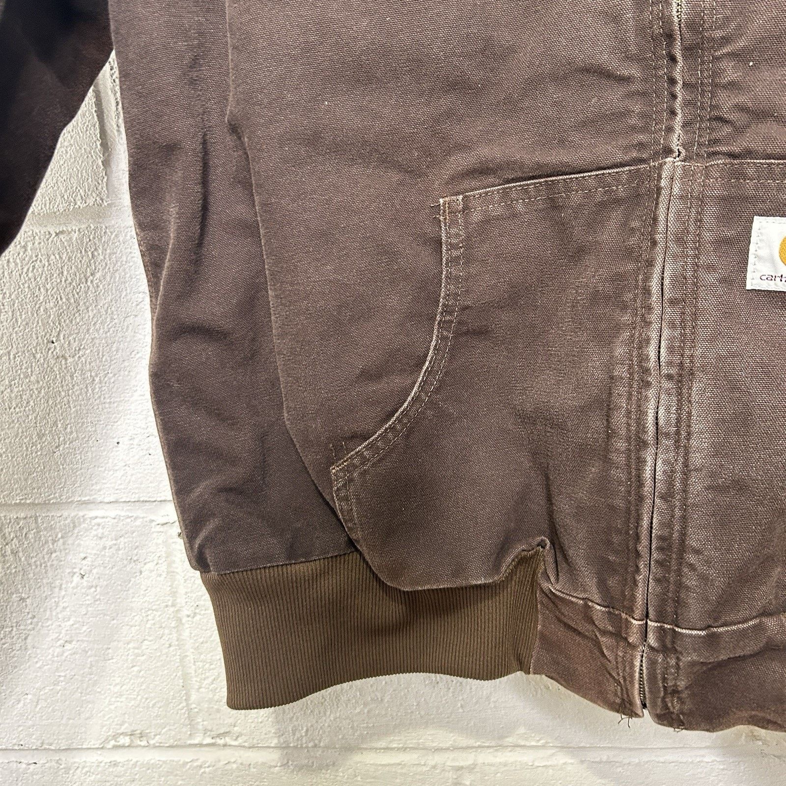 Carhartt Vintage Carhartt Hooded Active Jacket “Dark Brown” WJ130 DKB Size XL / US 12-14 / IT 48-50 - 4 Thumbnail