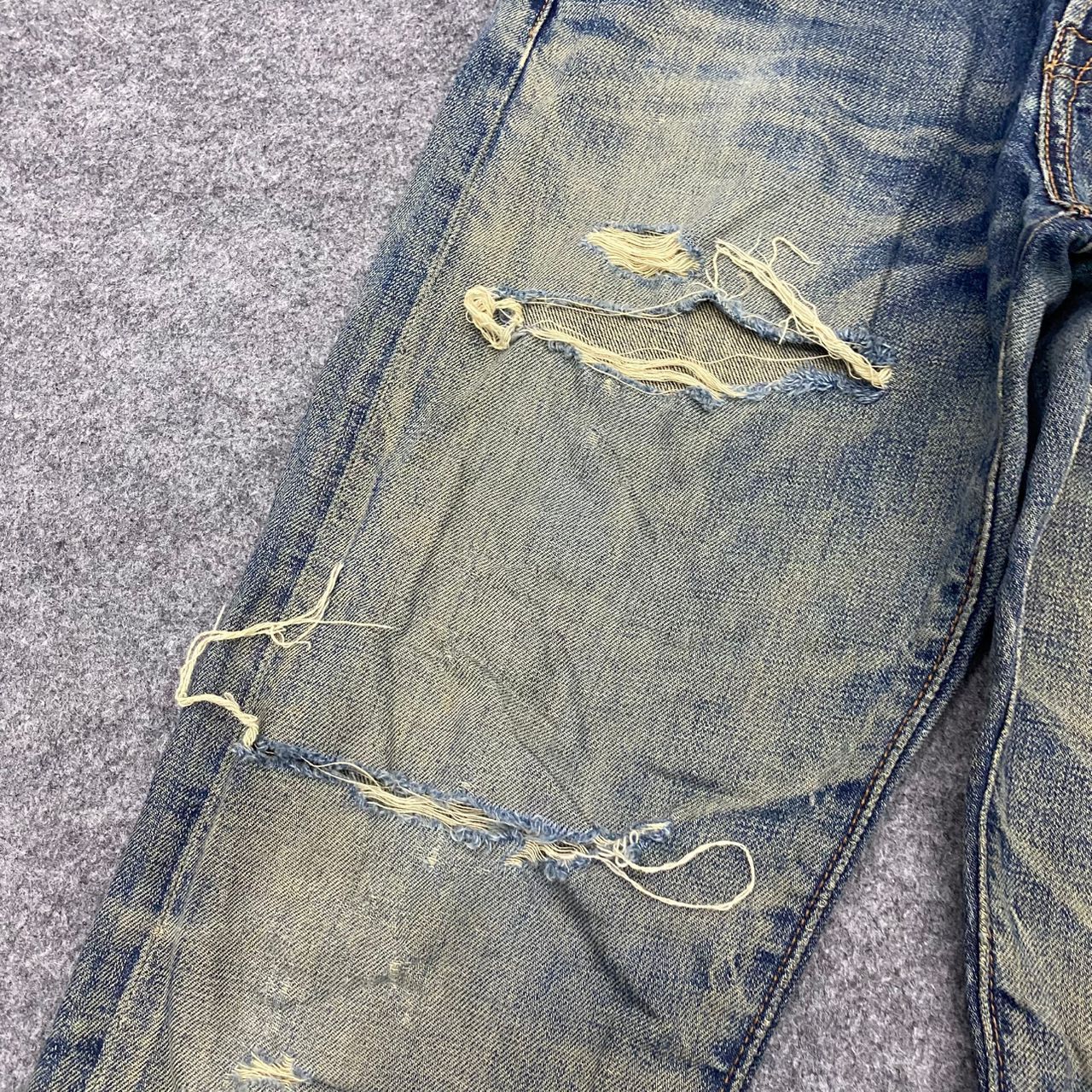 Levi's Vintage 90s Levis 501 Selvedge Distressed Denim Size US 30 / EU 46 - 18 Thumbnail