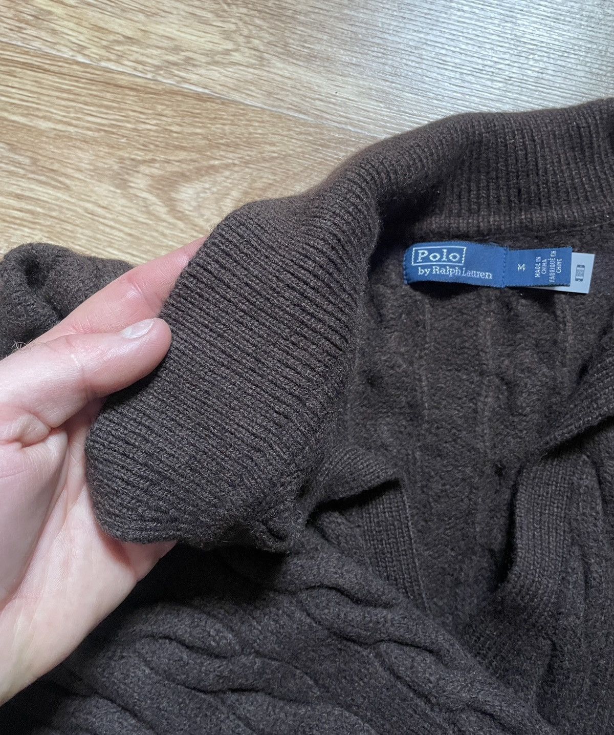 Polo Ralph Lauren Polo Ralph Lauren Women’s Cable-knit Wool-cashmere Sweater Size M / US 6-8 / IT 42-44 - 5 Thumbnail