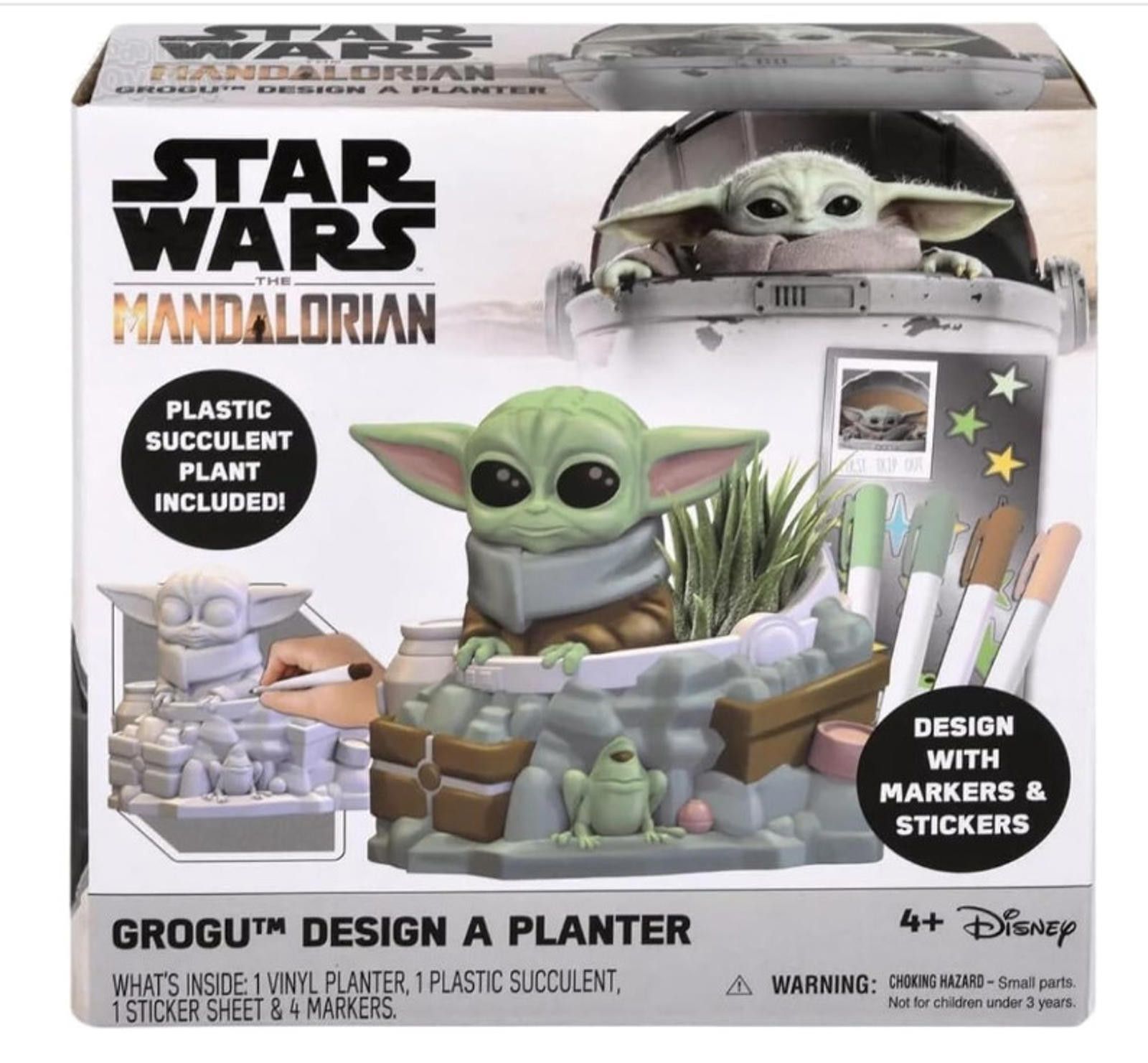 Disney Star Wars Mandalorian Baby Yoda Design A Planter Mandalorian Size ONE SIZE - 1 Thumbnail