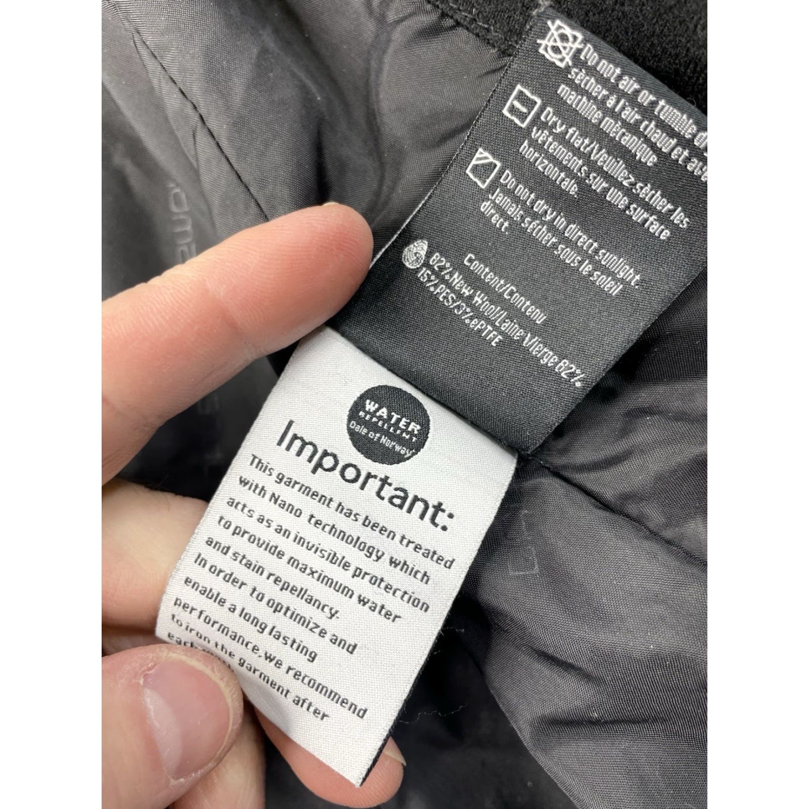 Dale Of Norway Dale of Norway Windstopper Full Zip Wool Blend Winter Ski Jacket Women M Black Size M / US 6-8 / IT 42-44 - 4 Thumbnail