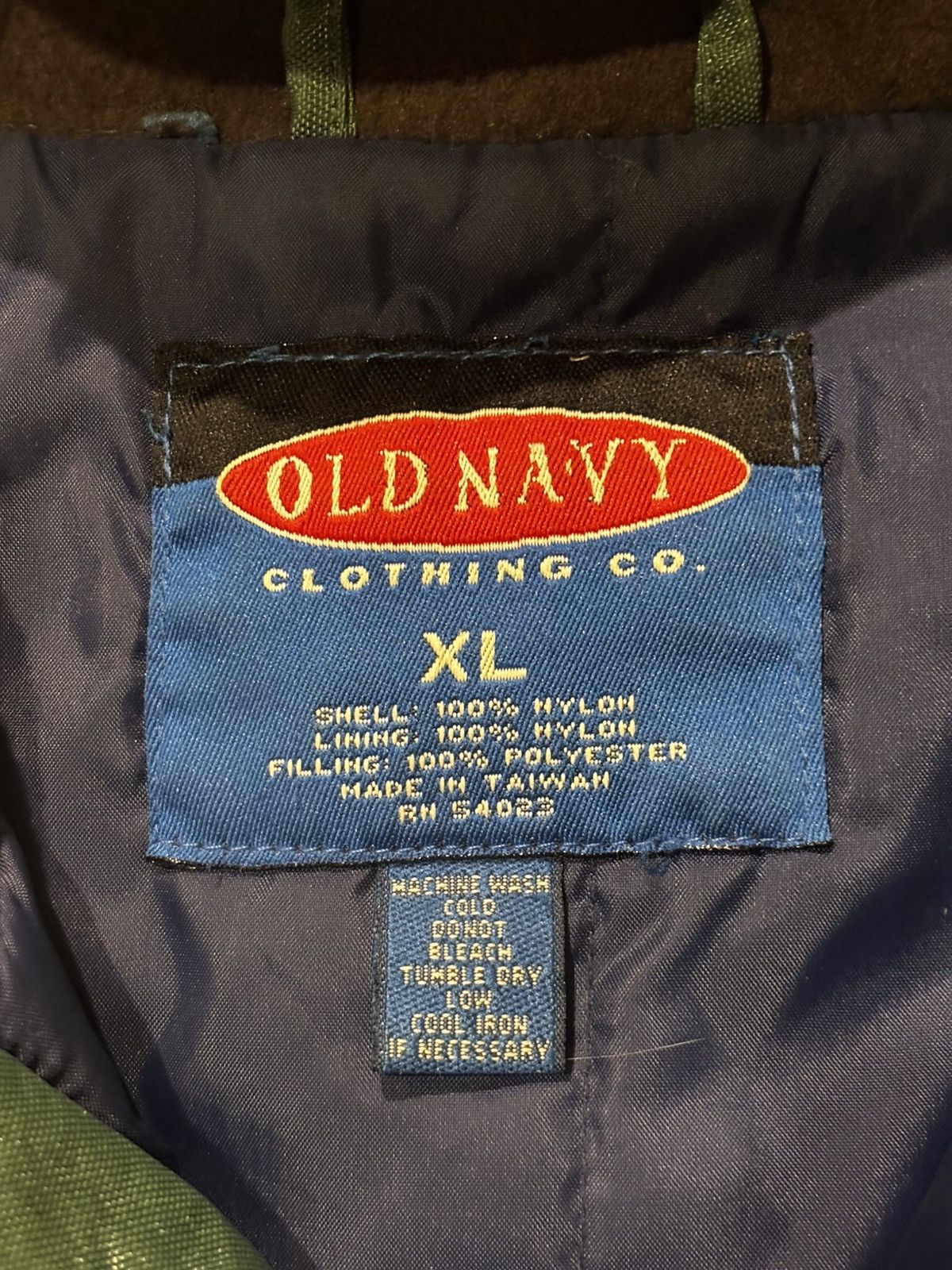 Old Navy Men’s green hoodie windbreaker.0326 Size US XL / EU 56 / 4 - 4 Thumbnail