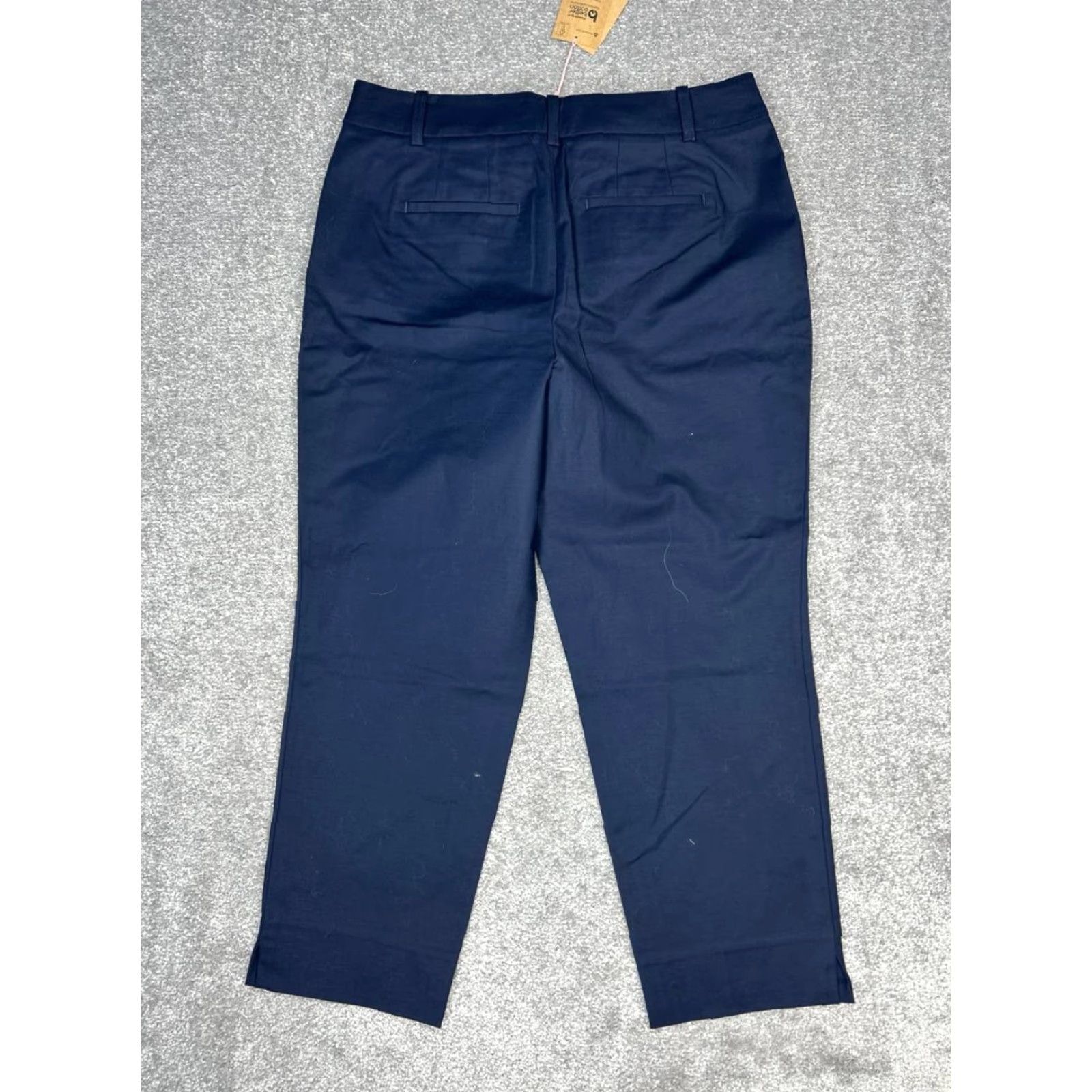 Boden Boden Dress Pants Womens 10 Petite Blue Stretch High Rise Straight Leg New Dress Pants Womens Petite 10 Blue Stretch Boden Size 32" / US 10 / IT 46 - 2 Thumbnail