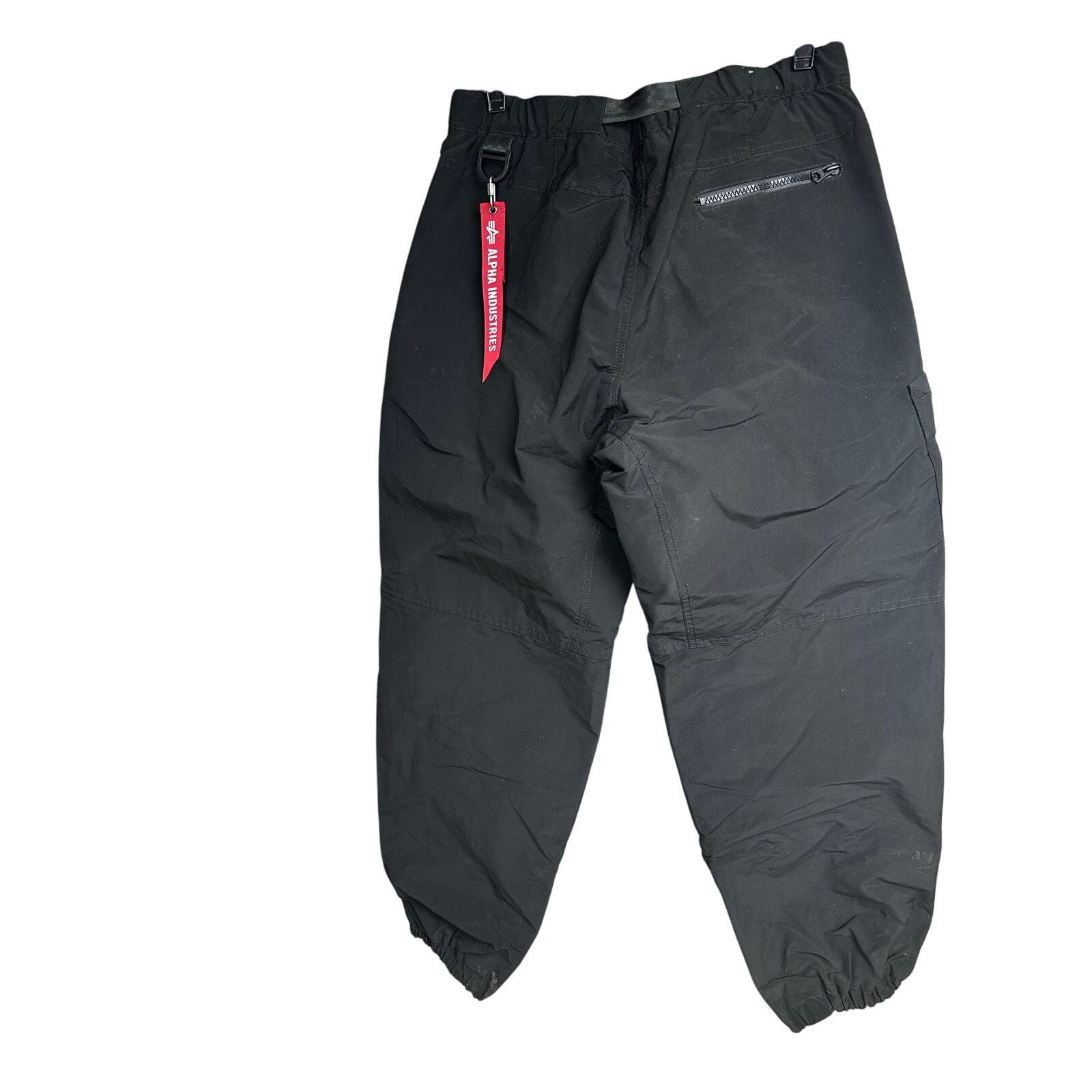 Alpha Industries Alpha Industries Black Cargo Pant Fatigue Mod Baggy - Size S Size US 27 - 8 Thumbnail