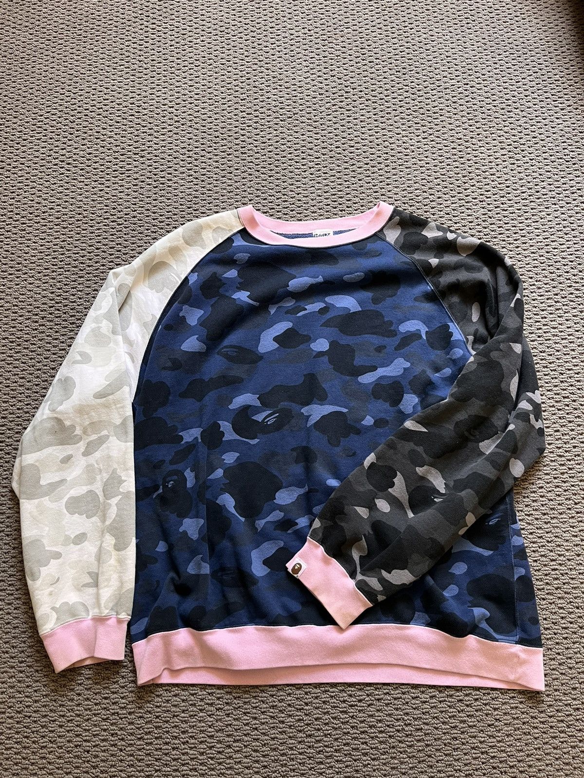 image of ‘06 Bape Crazy Camo Crewneck, Men's (Size XL)