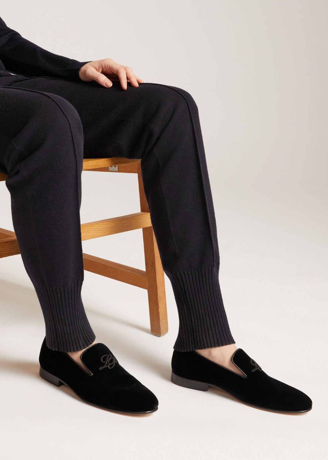 Loro Piana o1srvl11e1224 Mellbreak Cashmere Pant in Black Size 26" / US 2 / IT 38 - 3 Thumbnail
